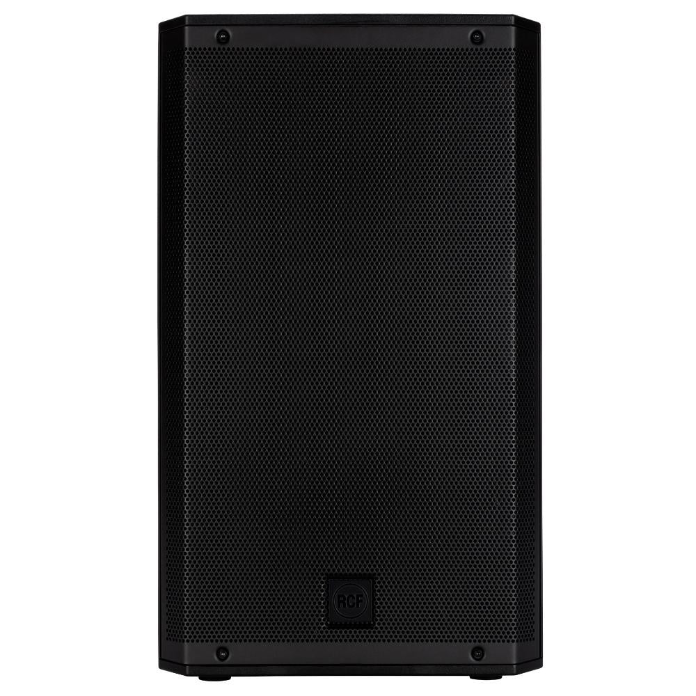 "RCF ART 912-AX professional active two-way speaker featuring 12-inch woofer, 1-inch compression driver, integrated amplifier, and Bluetooth wireless streaming"