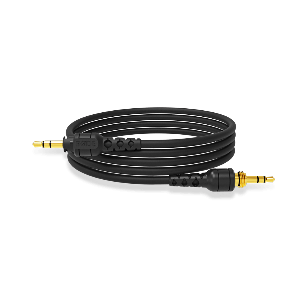 RODE NTH-100 headphone accessory kit Black – full kit overview with cable and ear pads