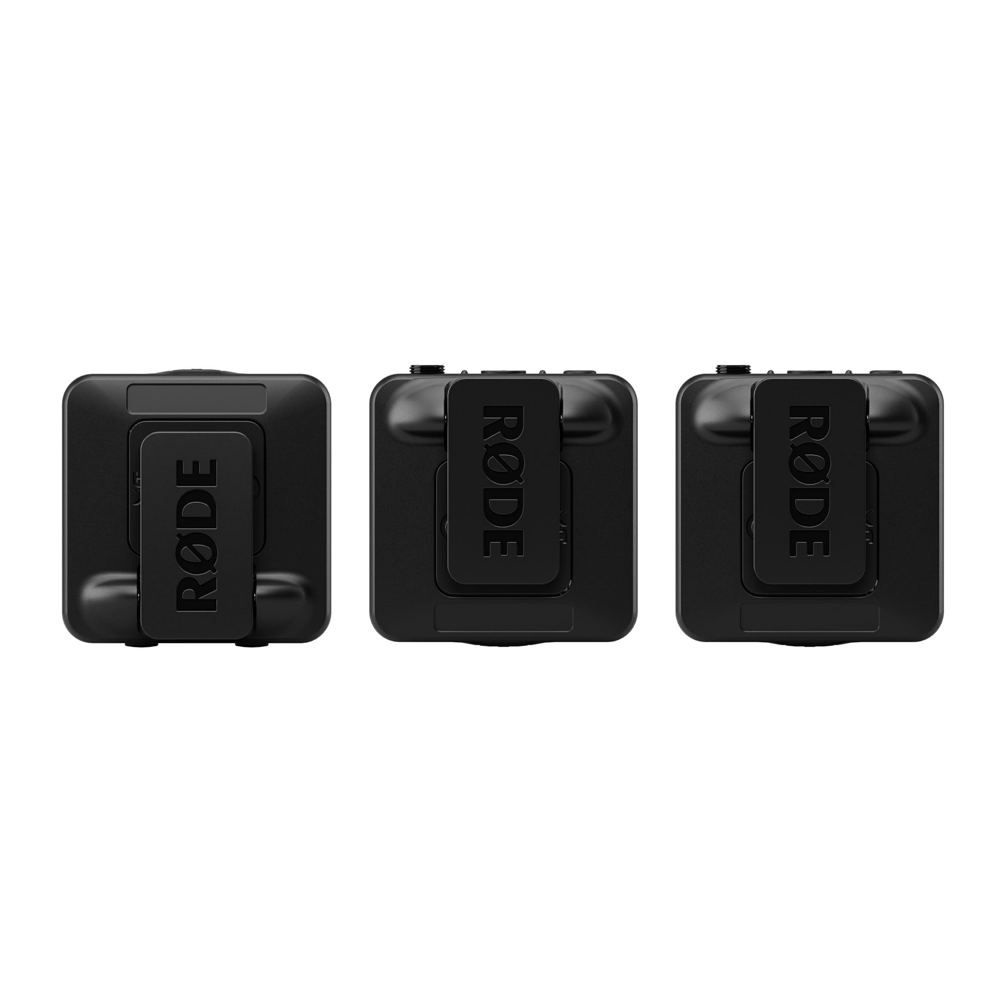 Rode Wireless Pro wireless mic system back panel with controls and ports