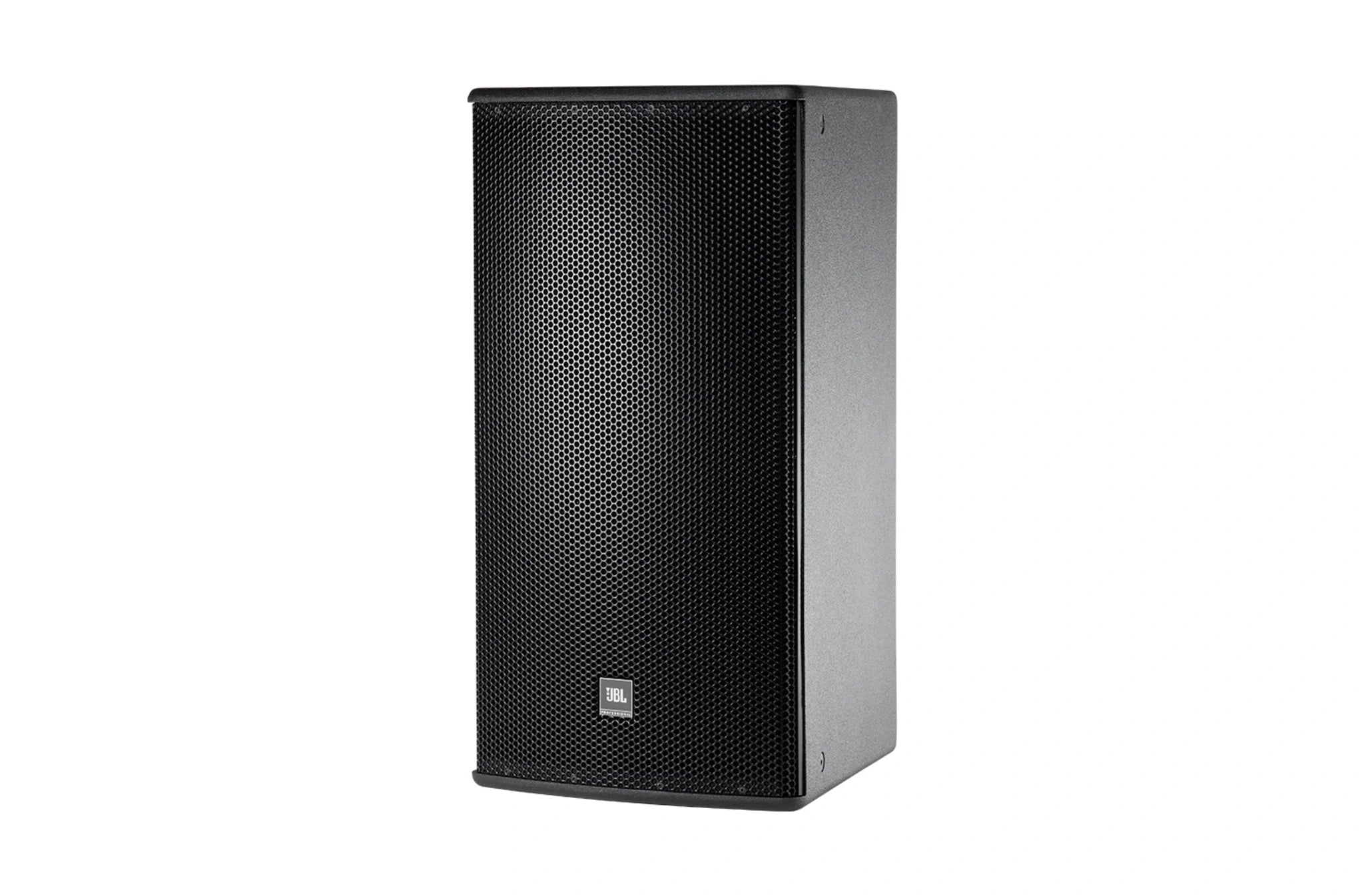 Front-facing JBL AM7215/26 15-inch 2-Way Loudspeaker showing 15-inch LF driver
