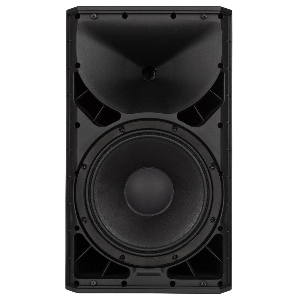 "RCF ART 912-AX powered loudspeaker with 12-inch woofer, compression driver, and Bluetooth connectivity"