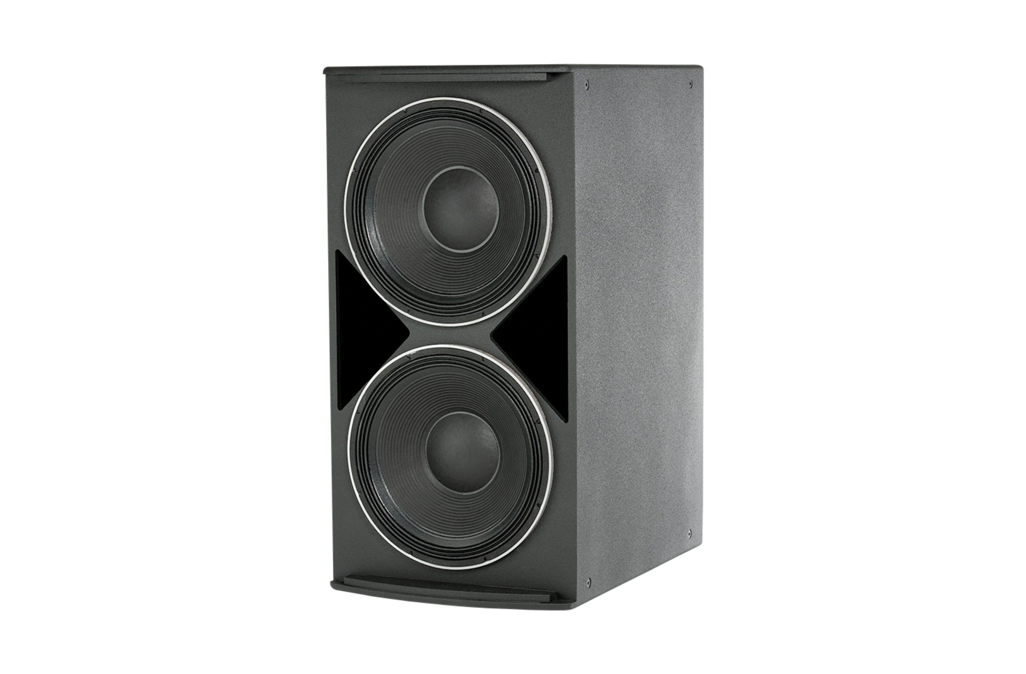 JBL ASB7128 High Power Dual 18-inch Subwoofer grille close-up detail
Close-up of JBL ASB7128 High Power Dual 18-inch Subwoofer perforated steel grille and foam backing
