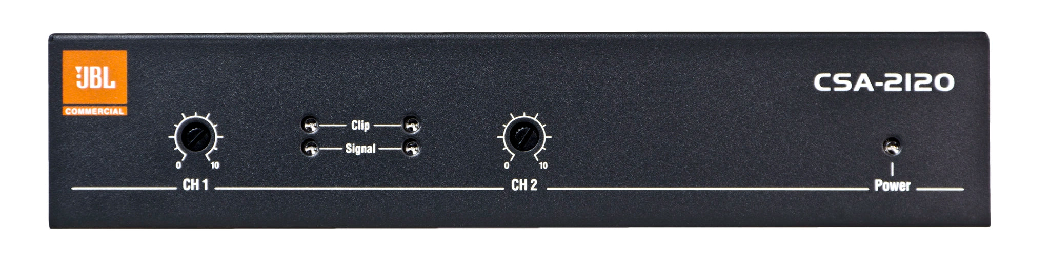 JBL NCSA2120R-U-EU Audio Amplifier front view showing rack-mount panel