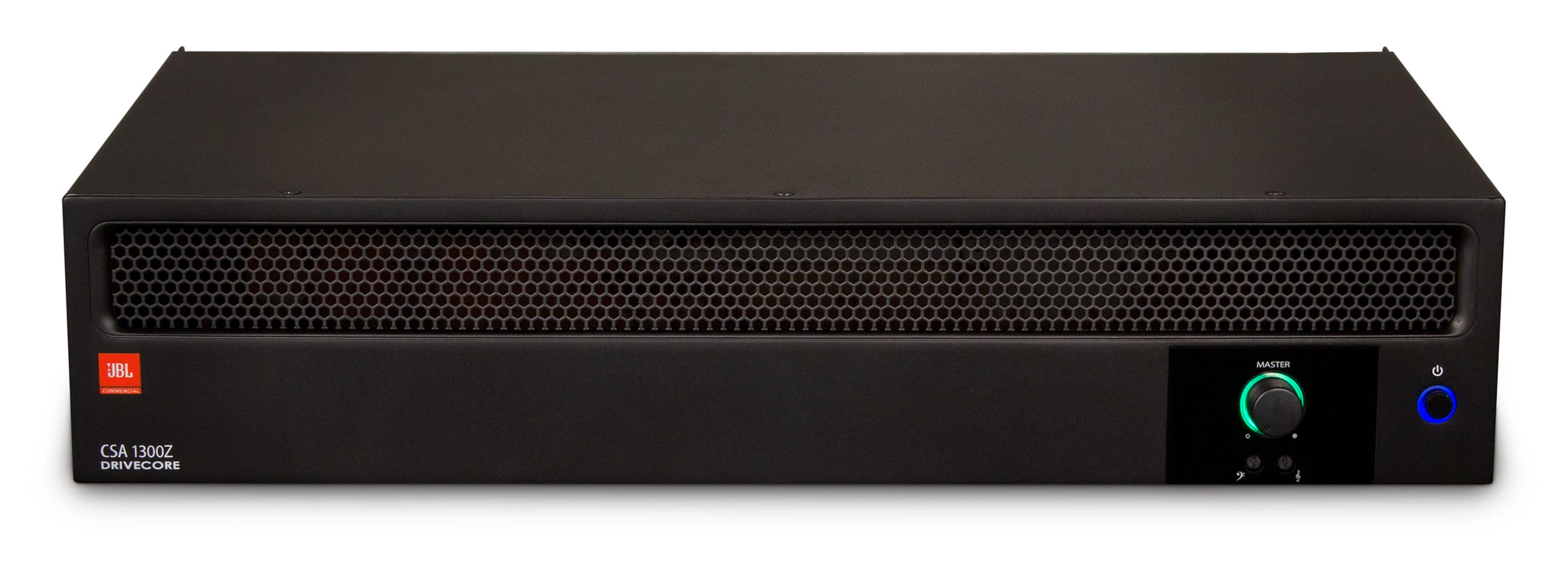 JBL CSA 1300Z/2300Z Audio Amplifier front view showing rack-mount panel