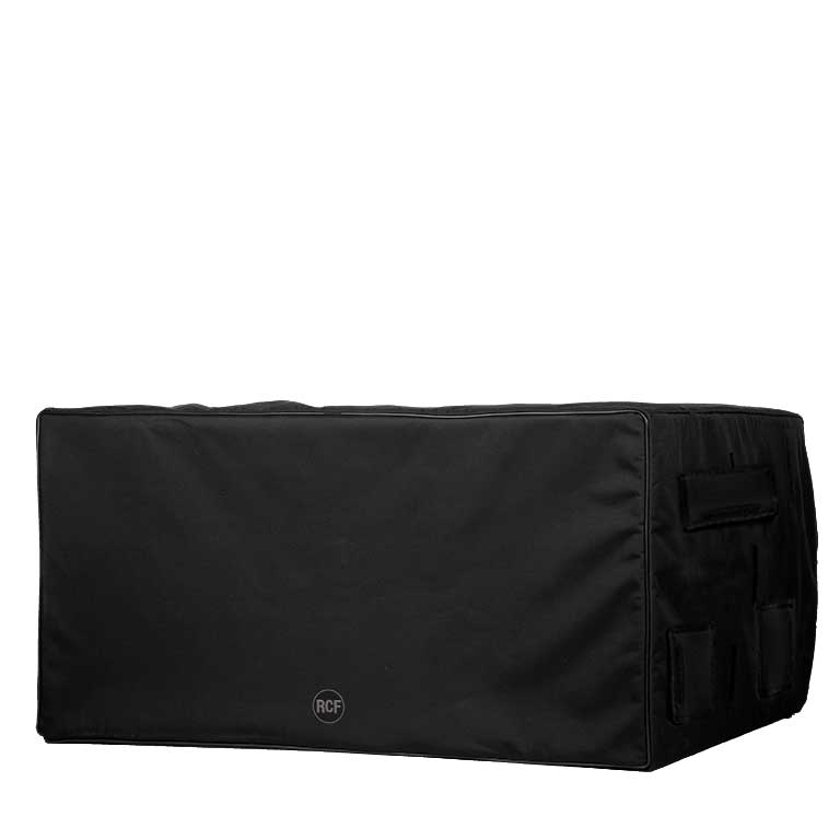 Front-facing RCF CVR60656 Padded Cover for SUB 9029-AS showing full coverage fit