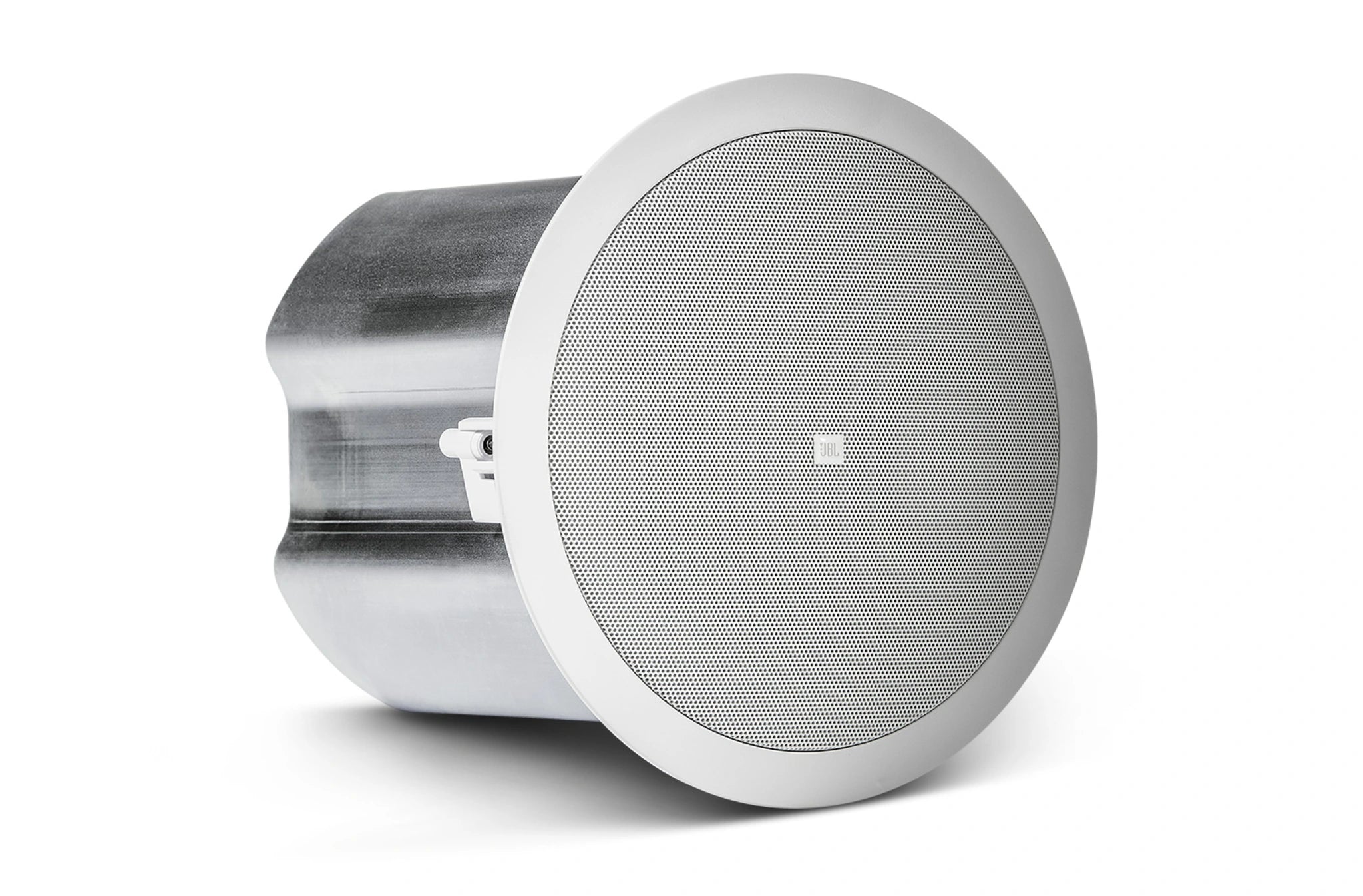 Front-facing JBL Control 16C VA Ceiling Loudspeaker showing LF cone and HF driver