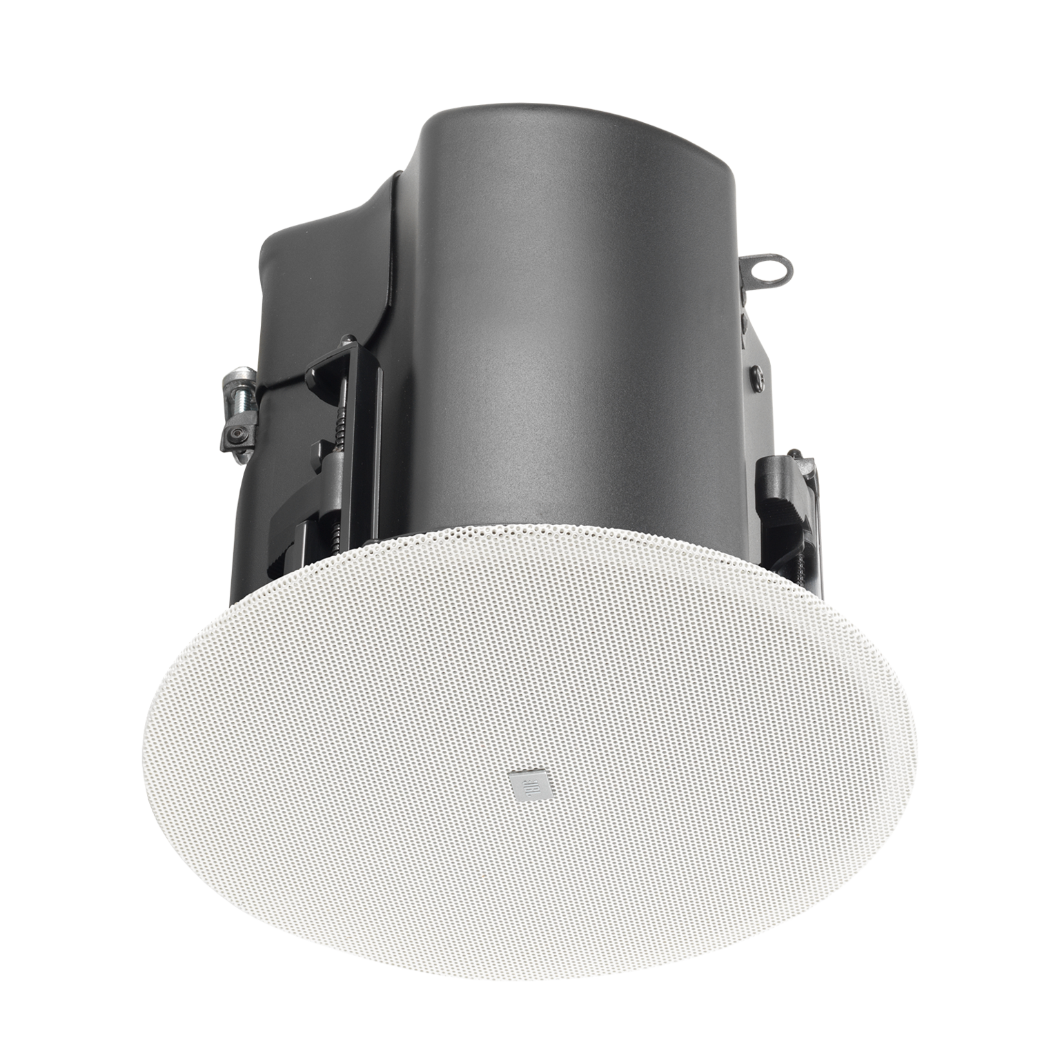 JBL Control 414C/T 4" Two-Way Coaxial Ceiling Loudspeaker front view with round grille
