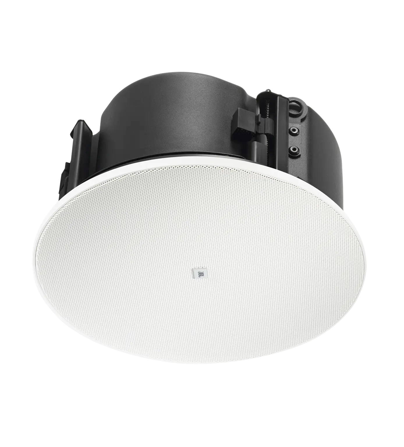 JBL Control 424LP 4" CRBI-Equipped Two-Way Coaxial Ceiling Loudspeaker front view with round grille