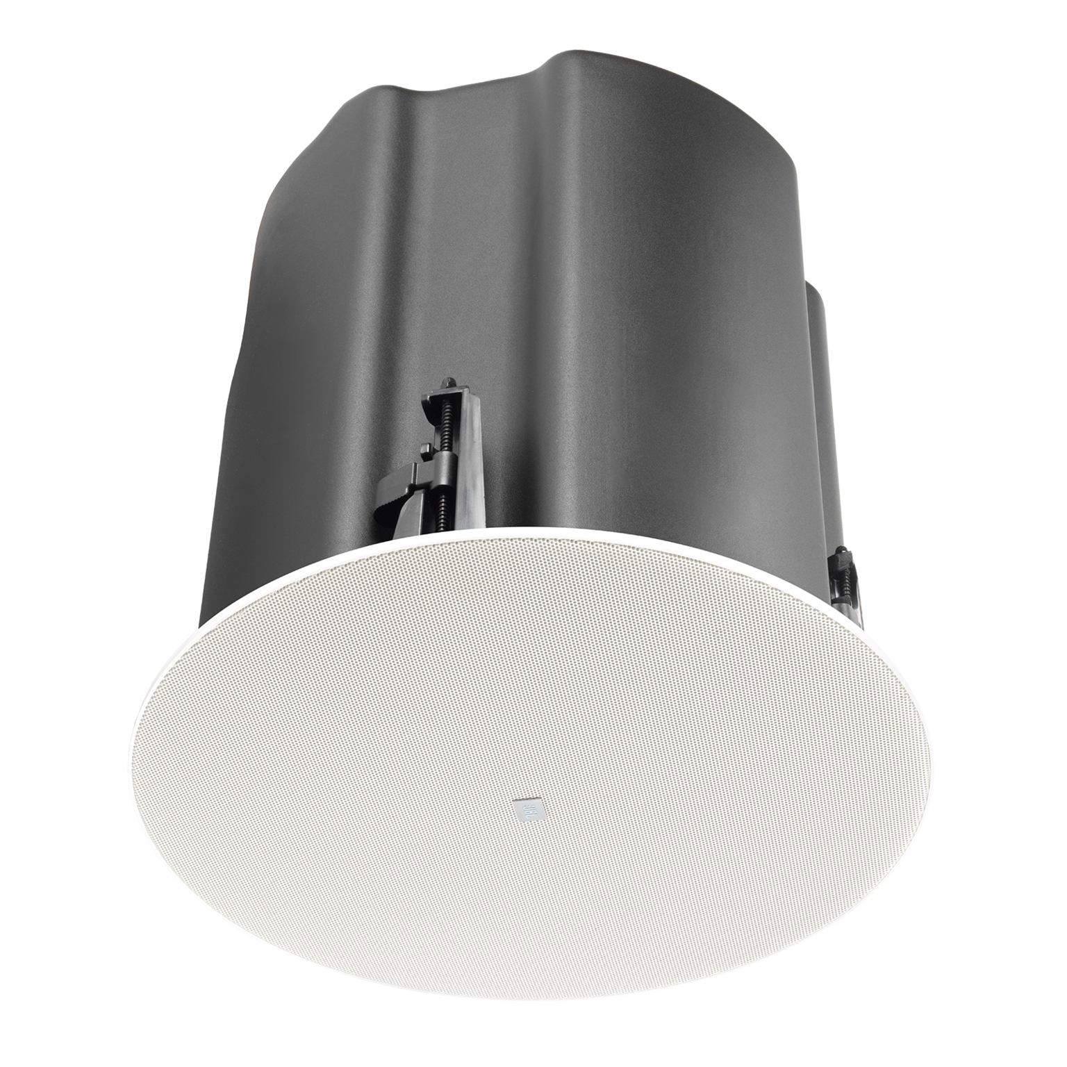 JBL Control 447HC 6.5" RBI-Equipped Two-Way Coaxial Ceiling Loudspeaker front view with round grille