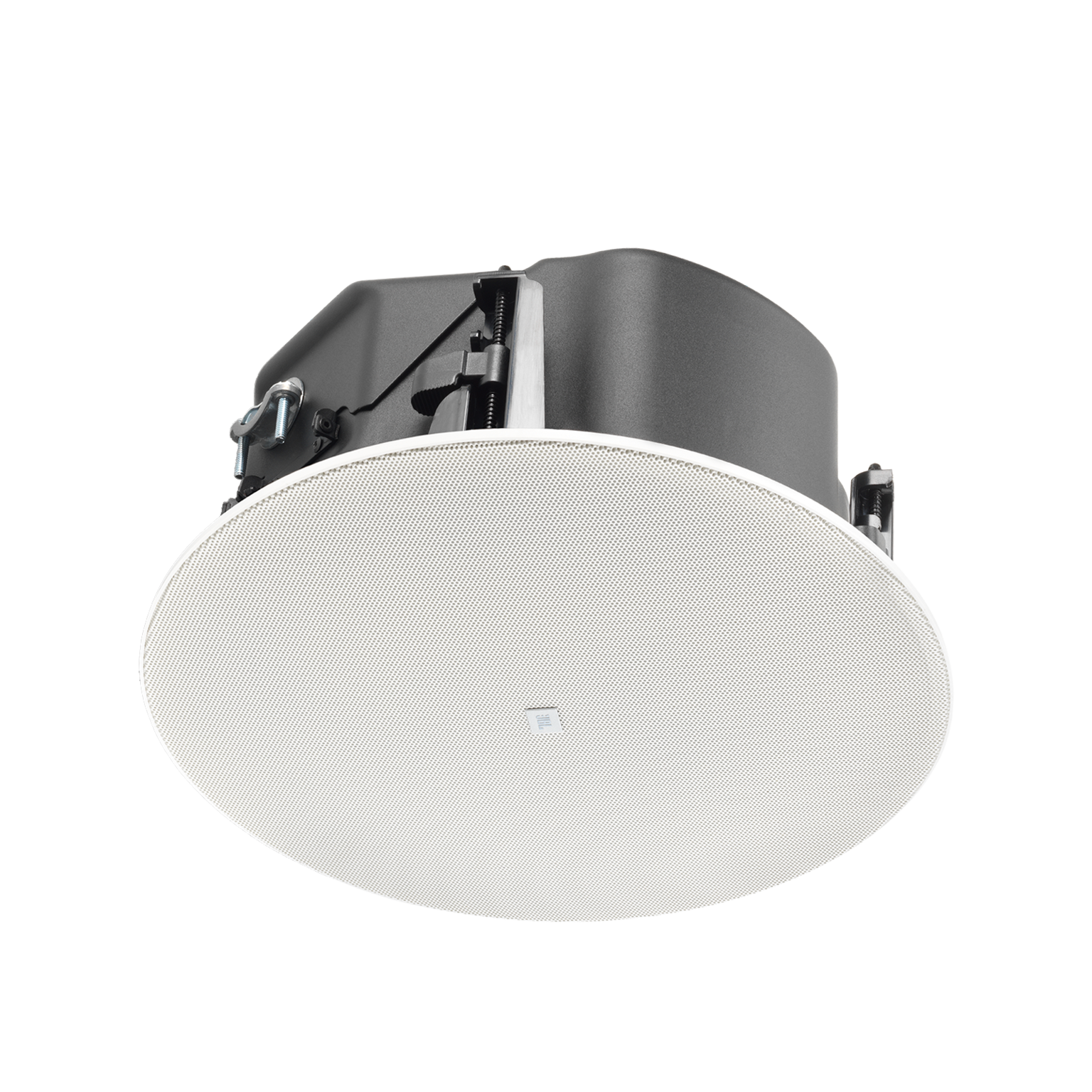 JBL Control 447LP 6.5" RBI-Equipped Two-Way Coaxial Ceiling Loudspeaker front view with round grille