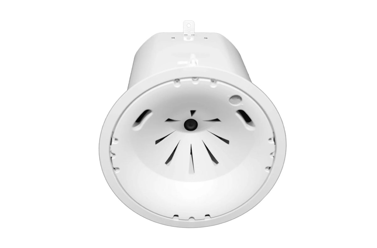 Front-facing JBL Control 47HC High Ceiling Loudspeaker showing LF cone and HF driver