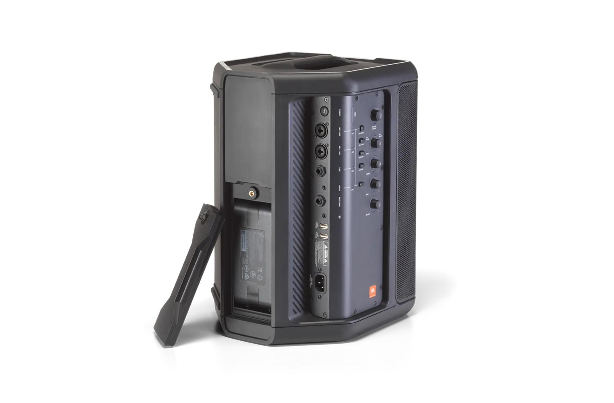 JBL EON ONE Compact back view showing rear handle and controls