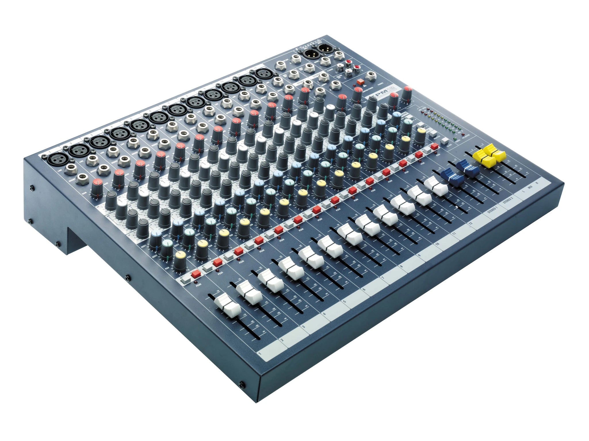 EPM12 Low-cost high-performance mixers with multiple knobs in a white background