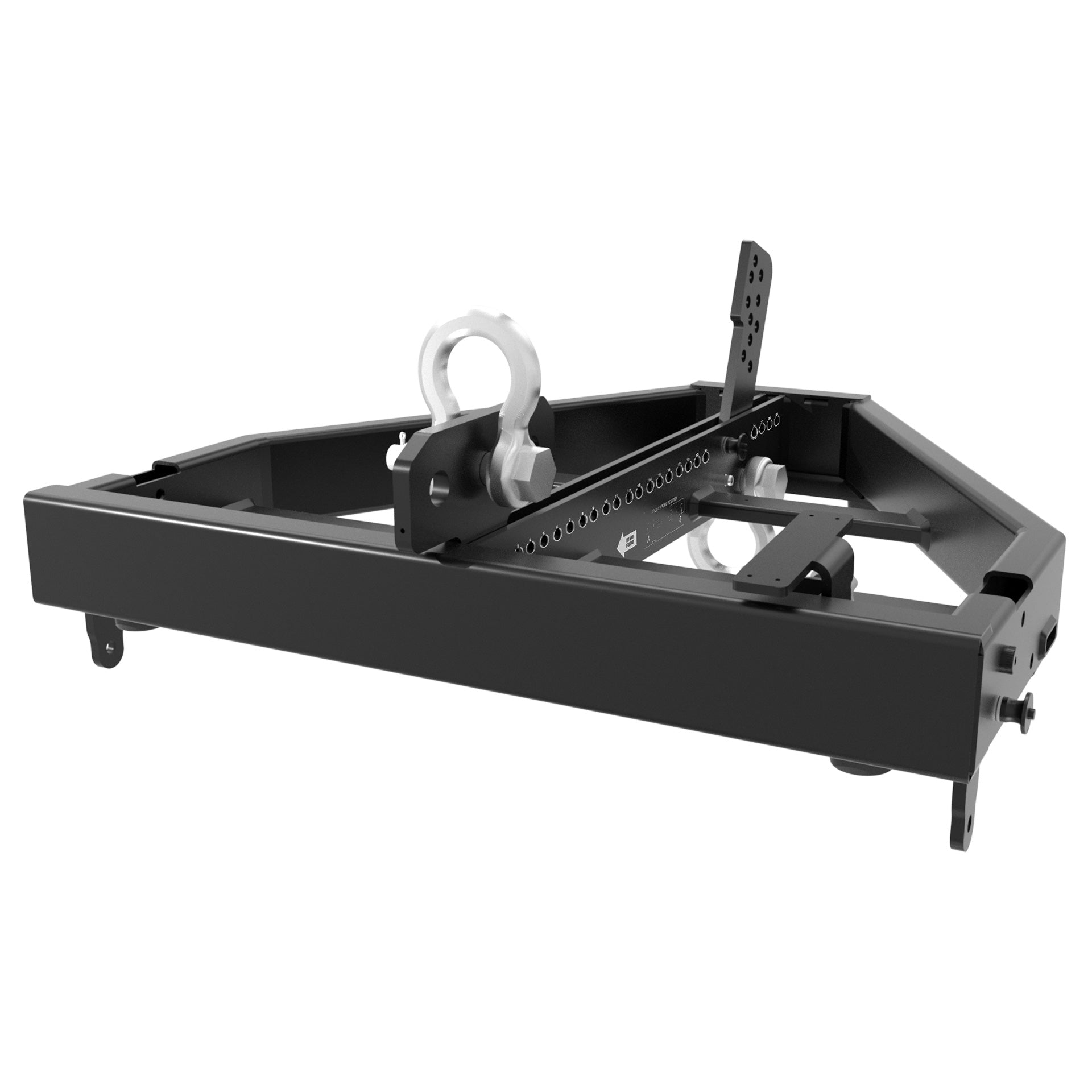 RCF FL-B HDL 30 Fly Bar - Steel Rigging Hardware Detail and Front View