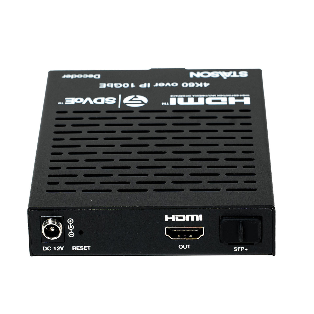 ST-NEB100AS-DEC SDVoE Encoder – bottom view with mounting holes