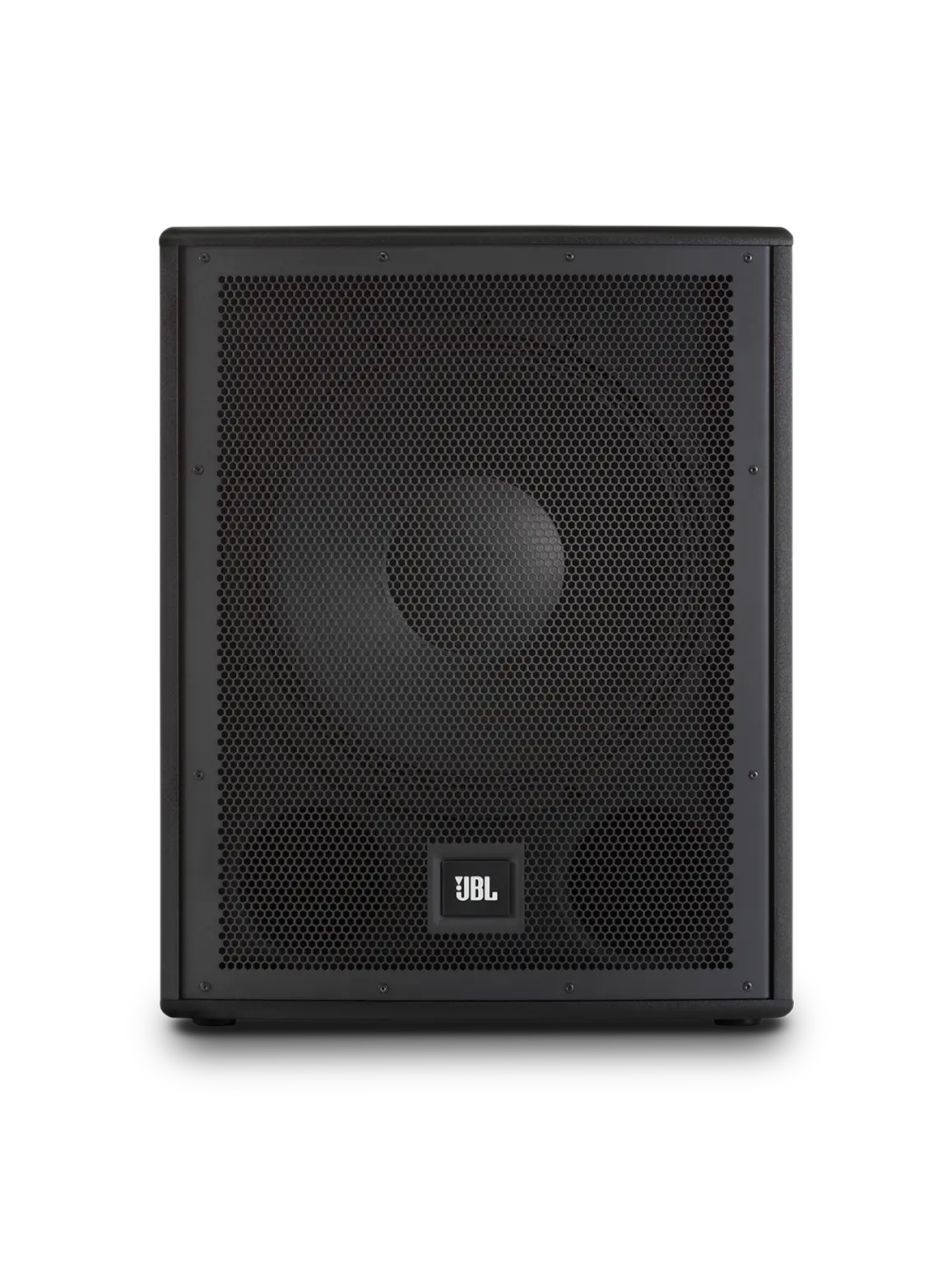 JBL IRX115S 15-inch Powered Subwoofer front view showing 15-inch woofer