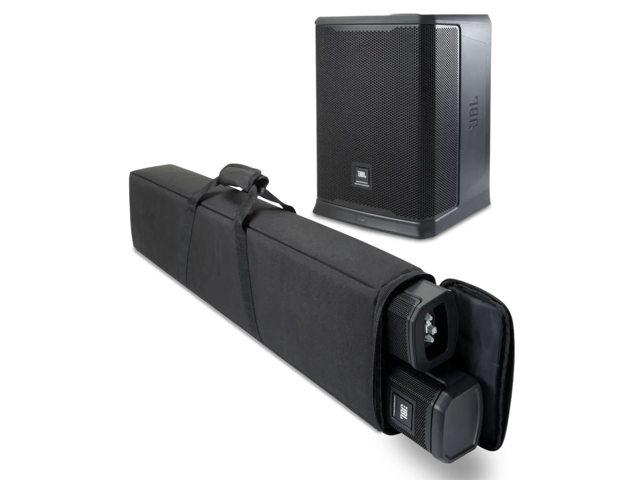 JBL PRXONE Product Photo Speaker Carry Case in white background