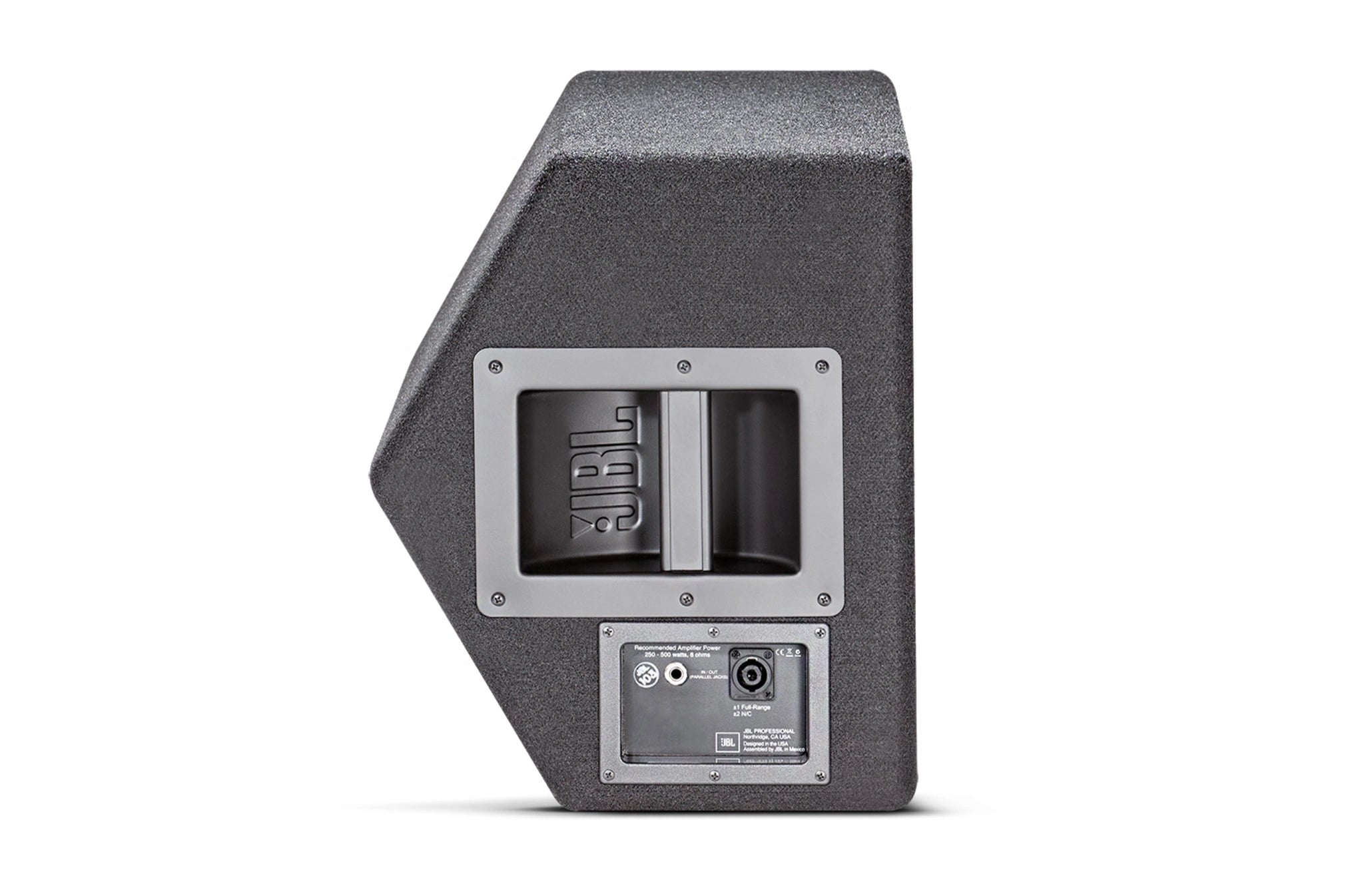 JBL JRX212 12 in. Two-Way Stage Monitor Loudspeaker Progressive Transition waveguide and compression driver close-up