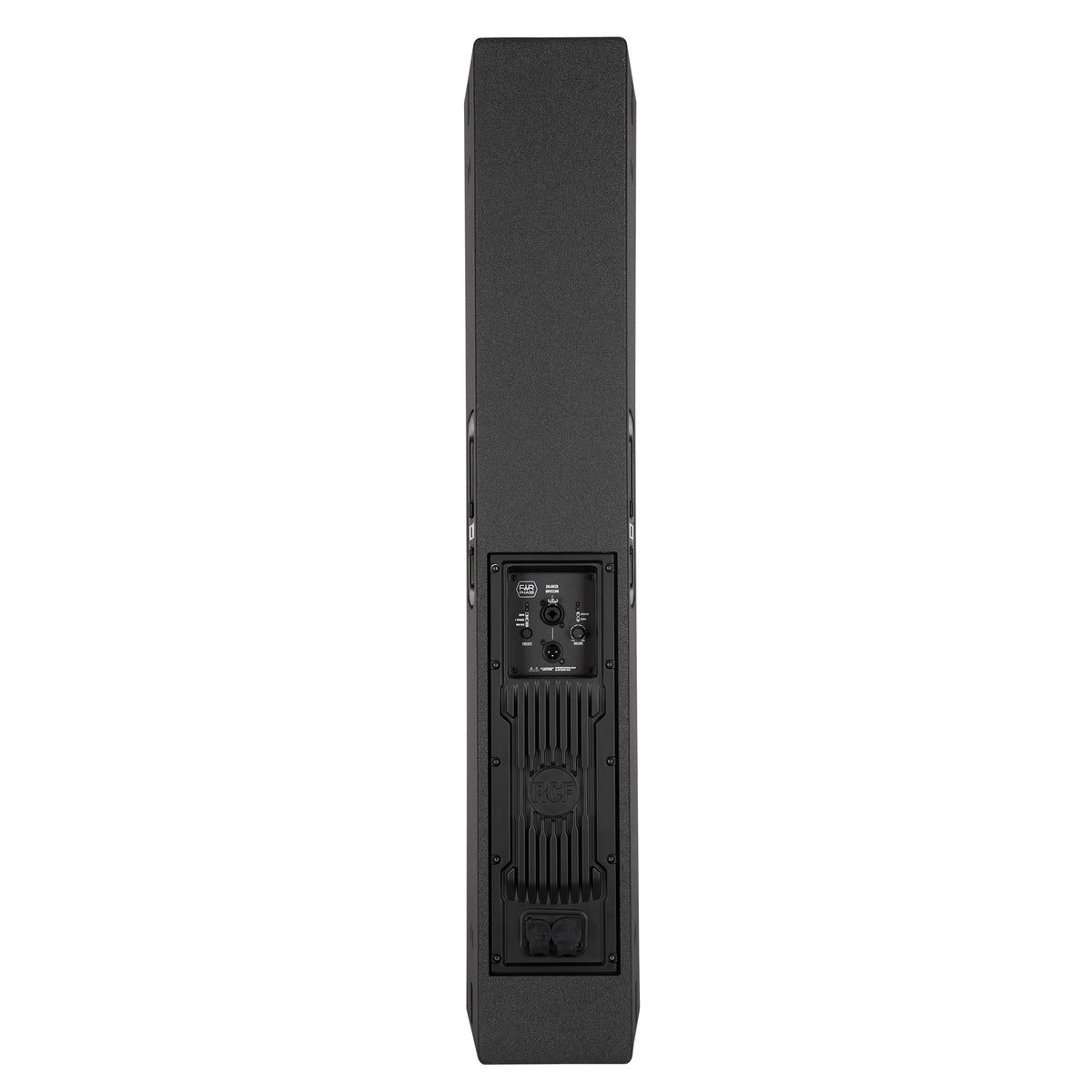 RCF NXL 24-A MK2 ACTIVE TWO-WAY ARRAY rear view showing input and output connector panel