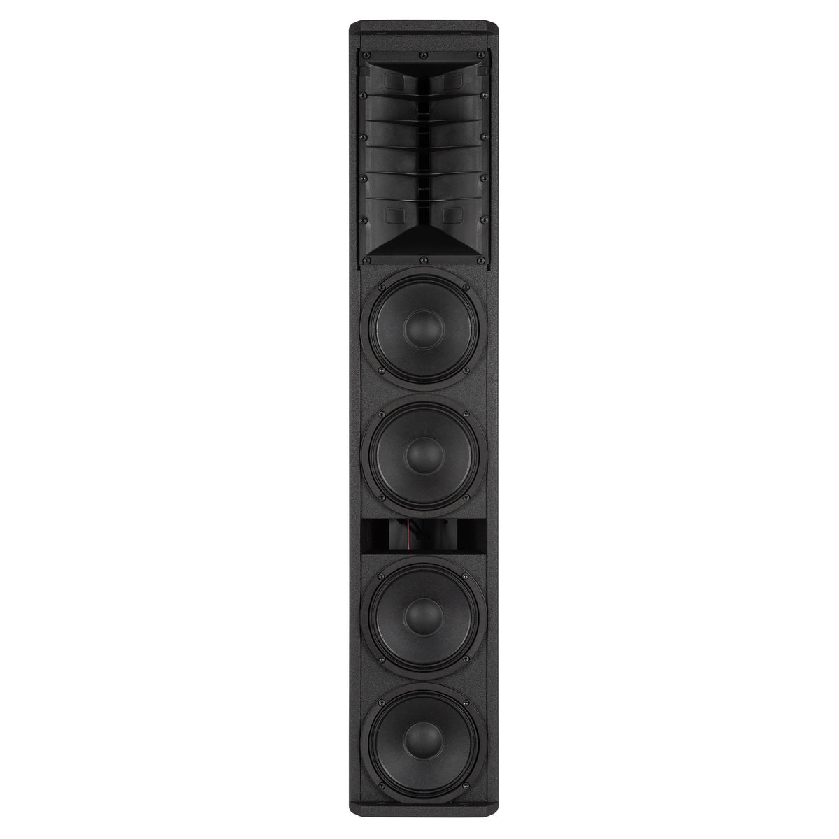RCF NXL 24-A MK2 ACTIVE TWO-WAY ARRAY front facing view highlighting woofer array and grille