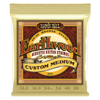 Custom Medium Earthwood 80/20 Bronze Acoustic Guitar Strings 12.5-56 Gauge