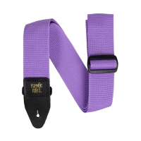 Polypro Guitar Strap Purple Sunset 2-inch polypropylene guitar and bass strap with leather ends
