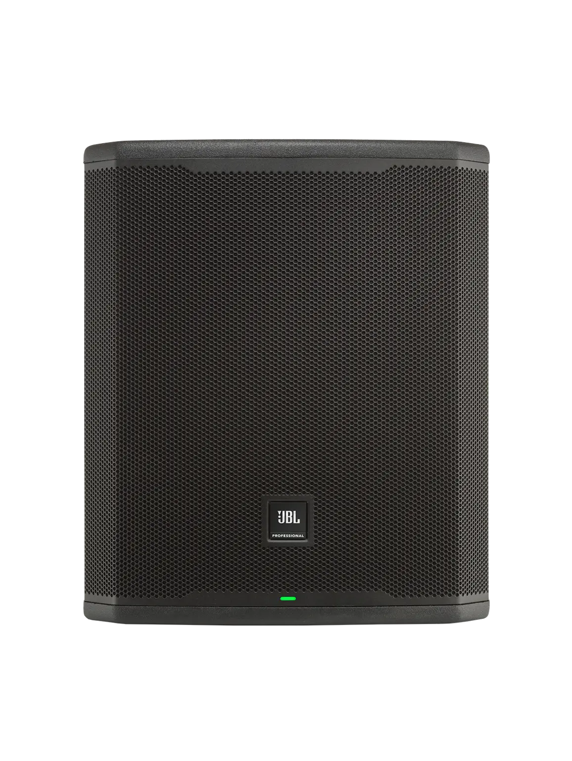 JBL PRX918XLF Professional Powered 18-inch Subwoofer front view showing 18-inch woofer