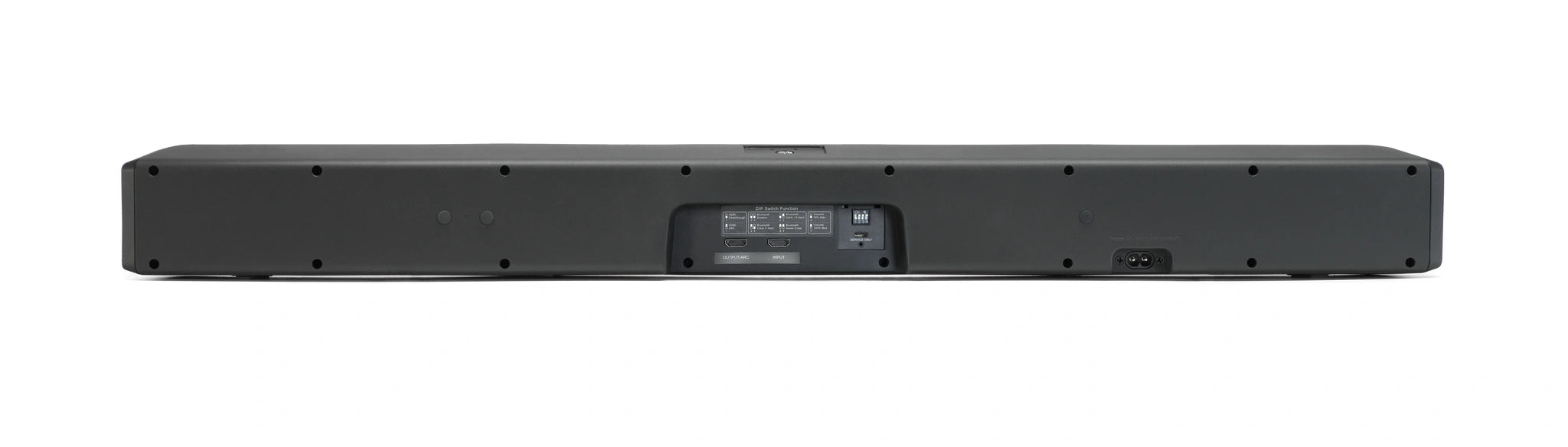 JBL Pro SoundBar PSB-2 2.0 Channel Commercial-Grade Soundbar with HDMI & Bluetooth back view showing HDMI ports and controls