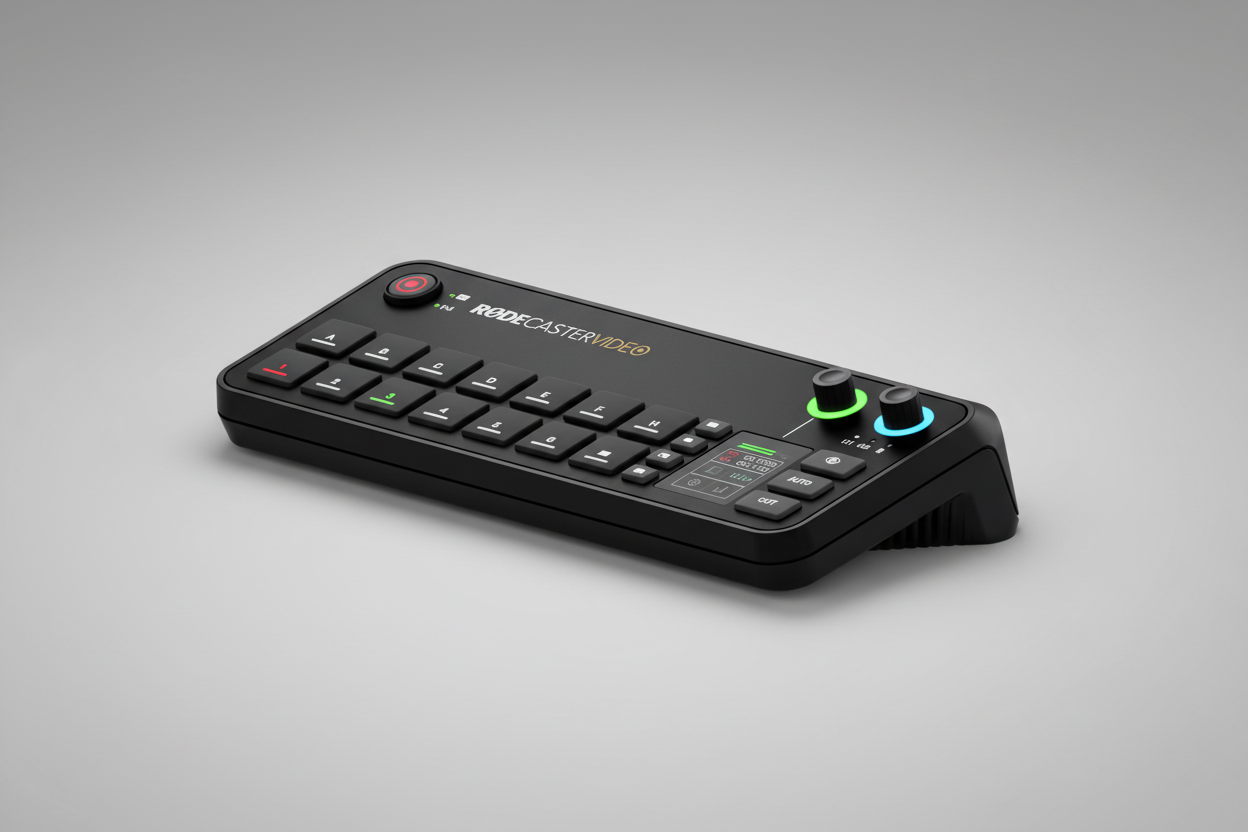 RØDECaster Video streaming mixer and production console for content creators, UK version