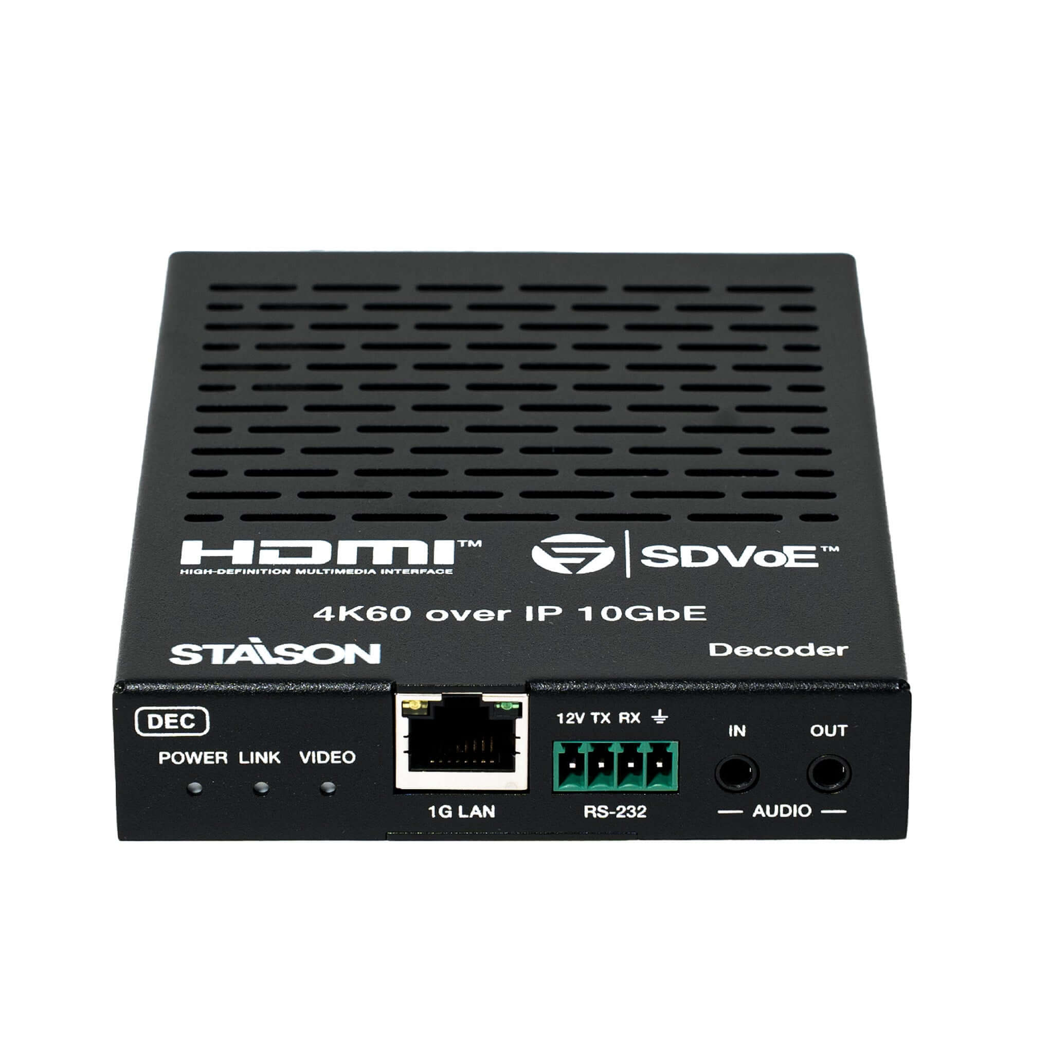 ST-NEB100AS-DEC SDVoE Decoder AV over IP device