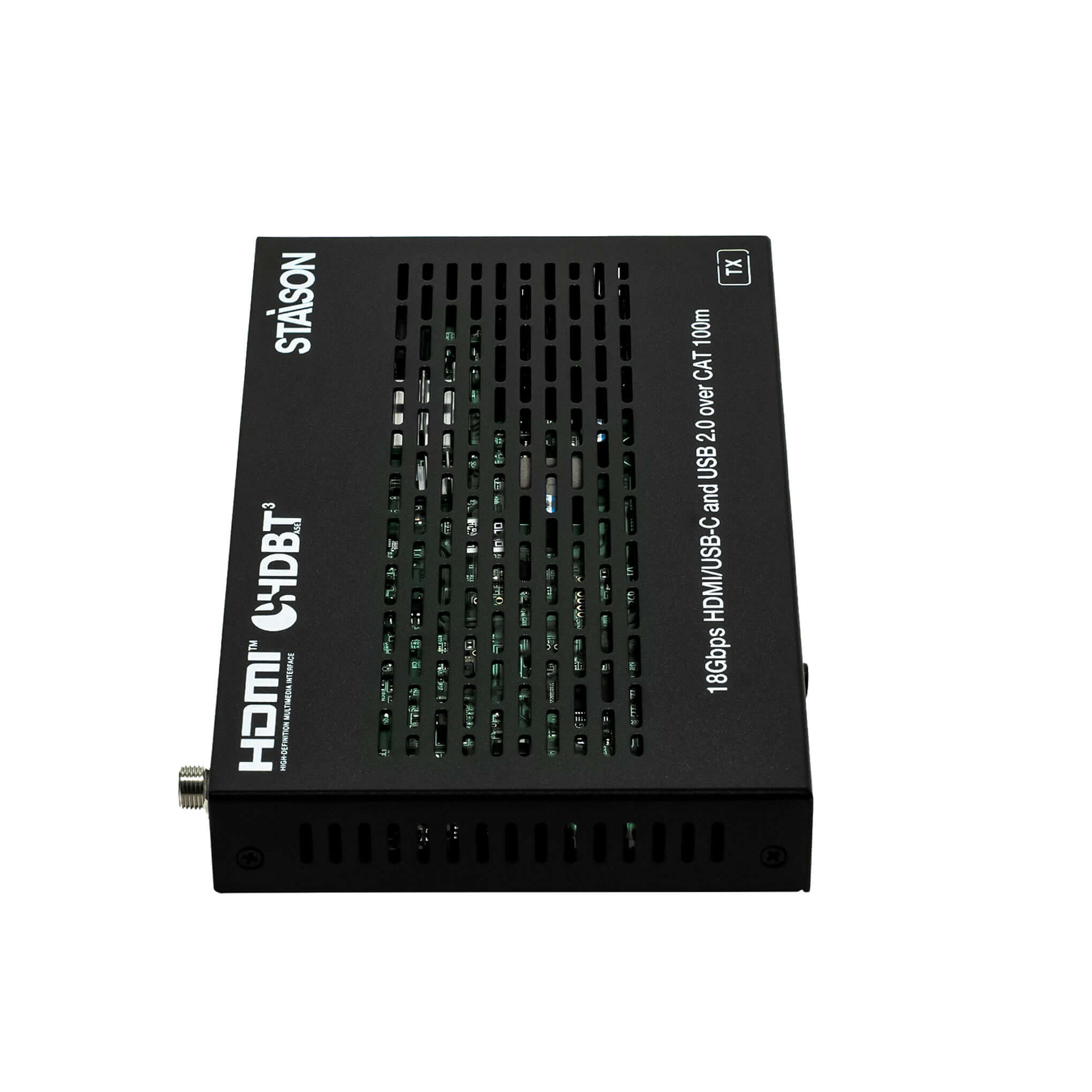 ST-NEHB100HCU3K 4K HDMI Extender input and output ports
