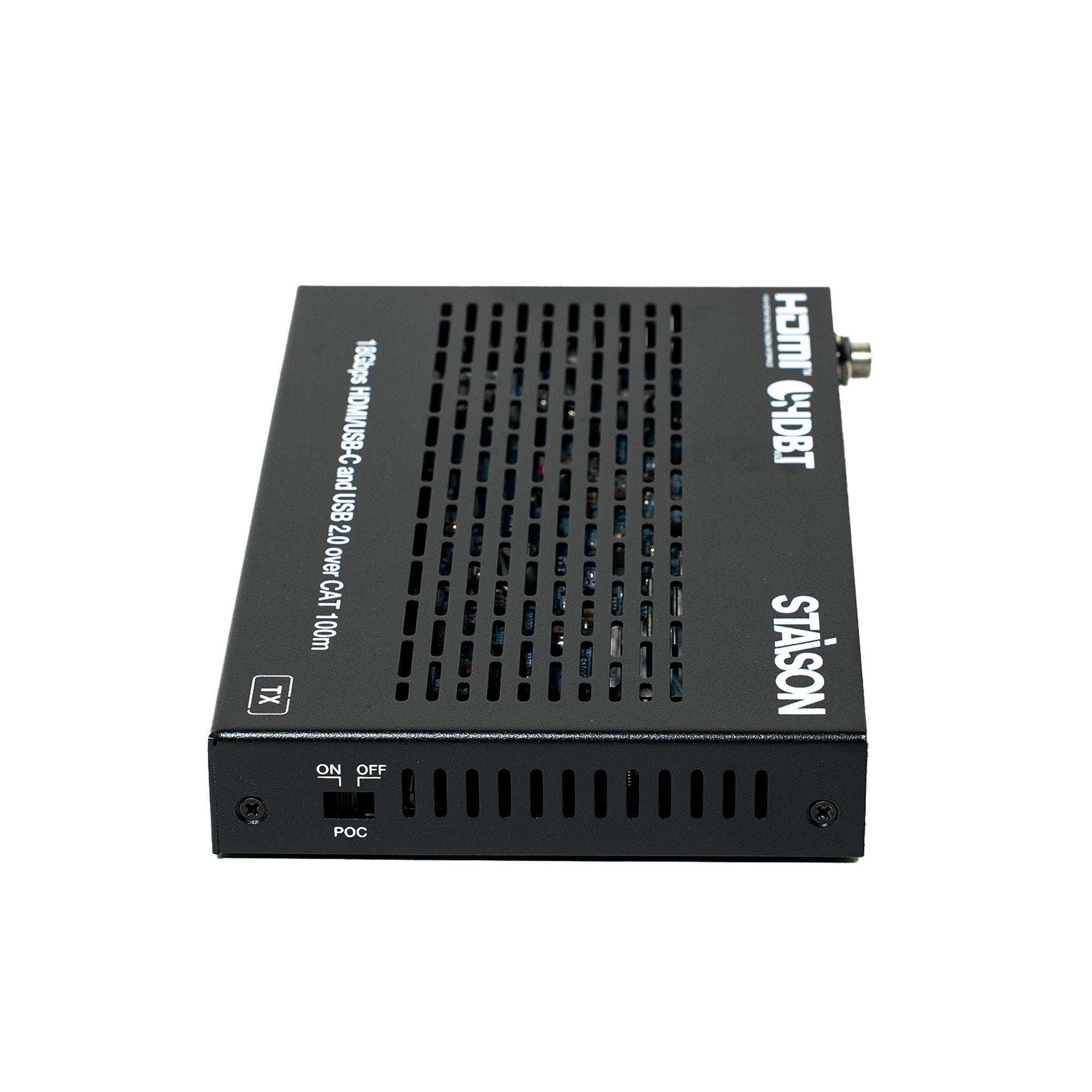 Black electronic device with 'STAISON' branding on a white background