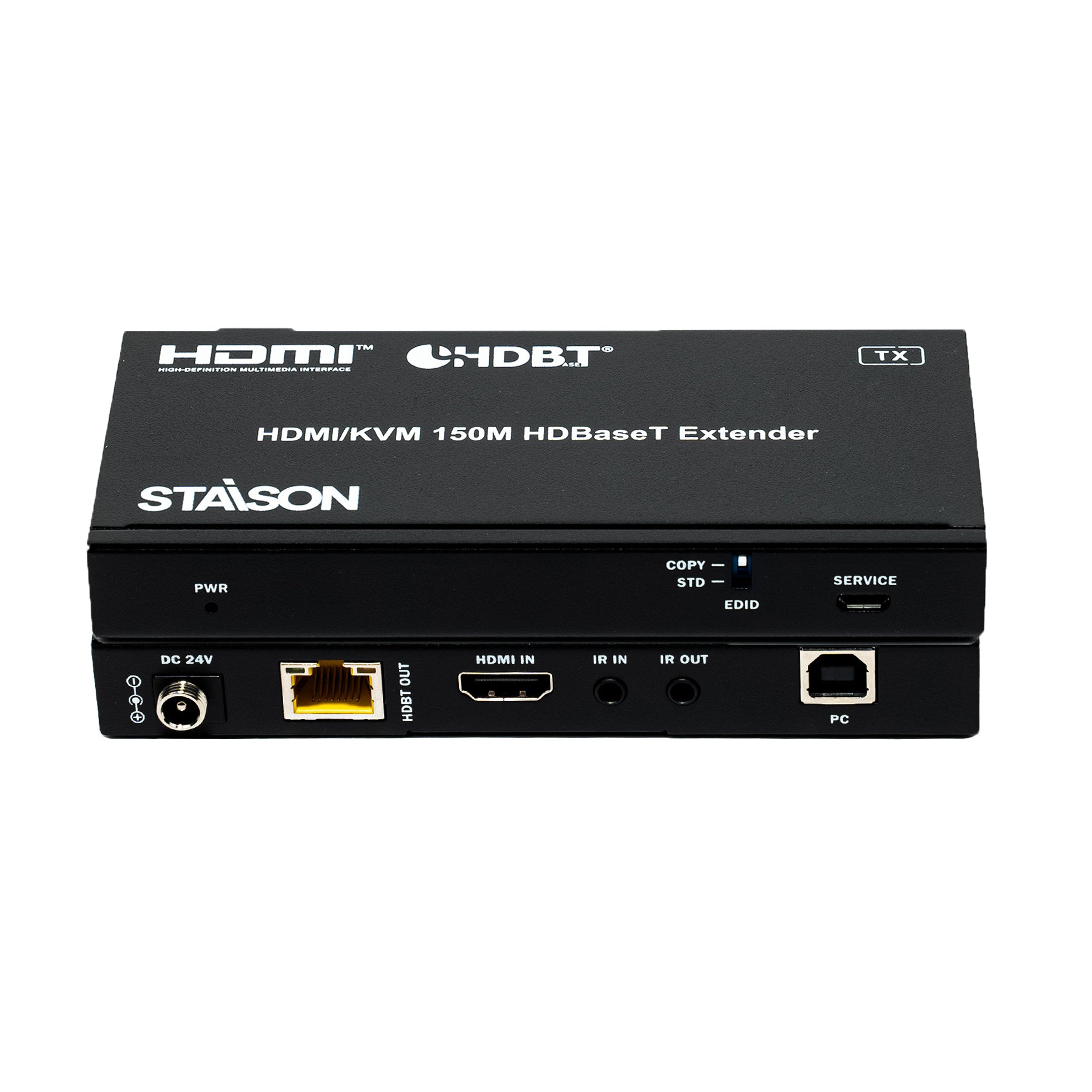 HDMI/KVM 150M HDBaseT Extender by Staison on a white background