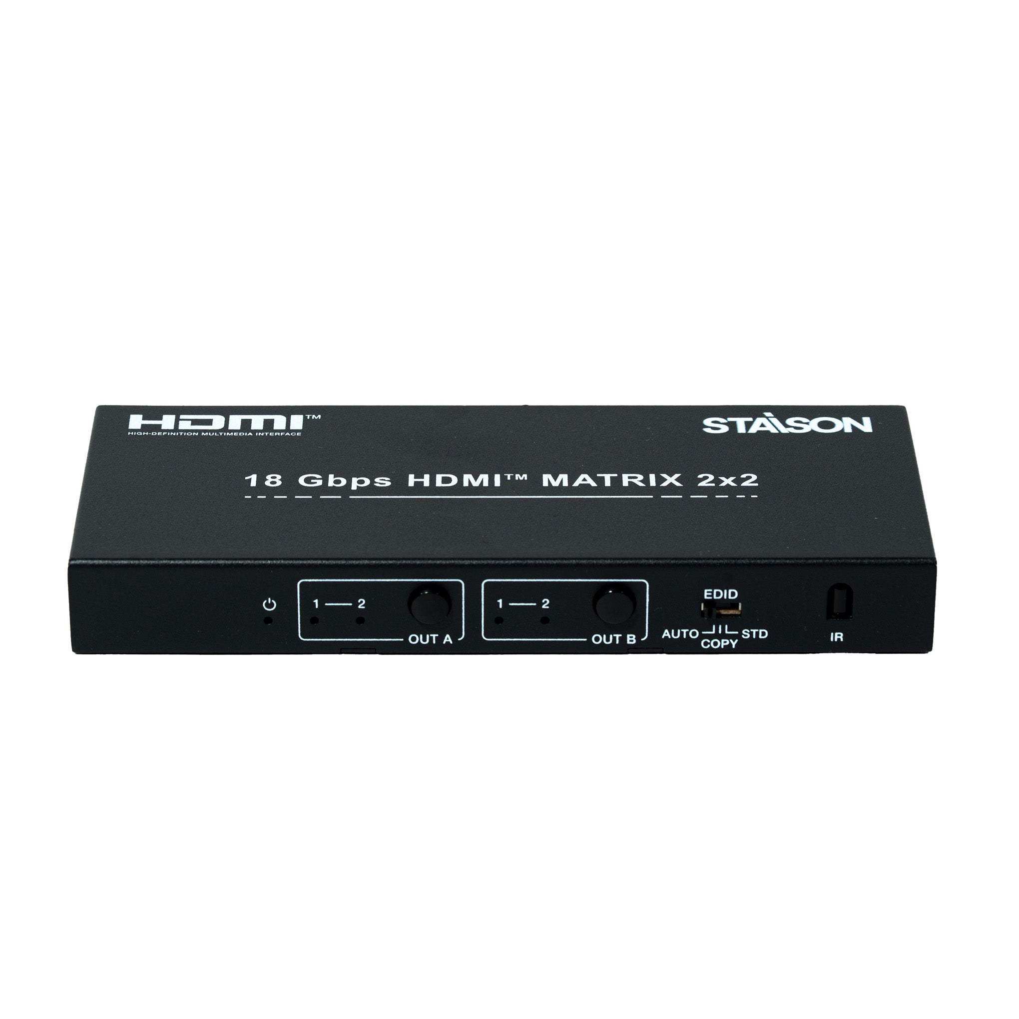 HDMI Matrix with STAISON Branding on a white backgound.