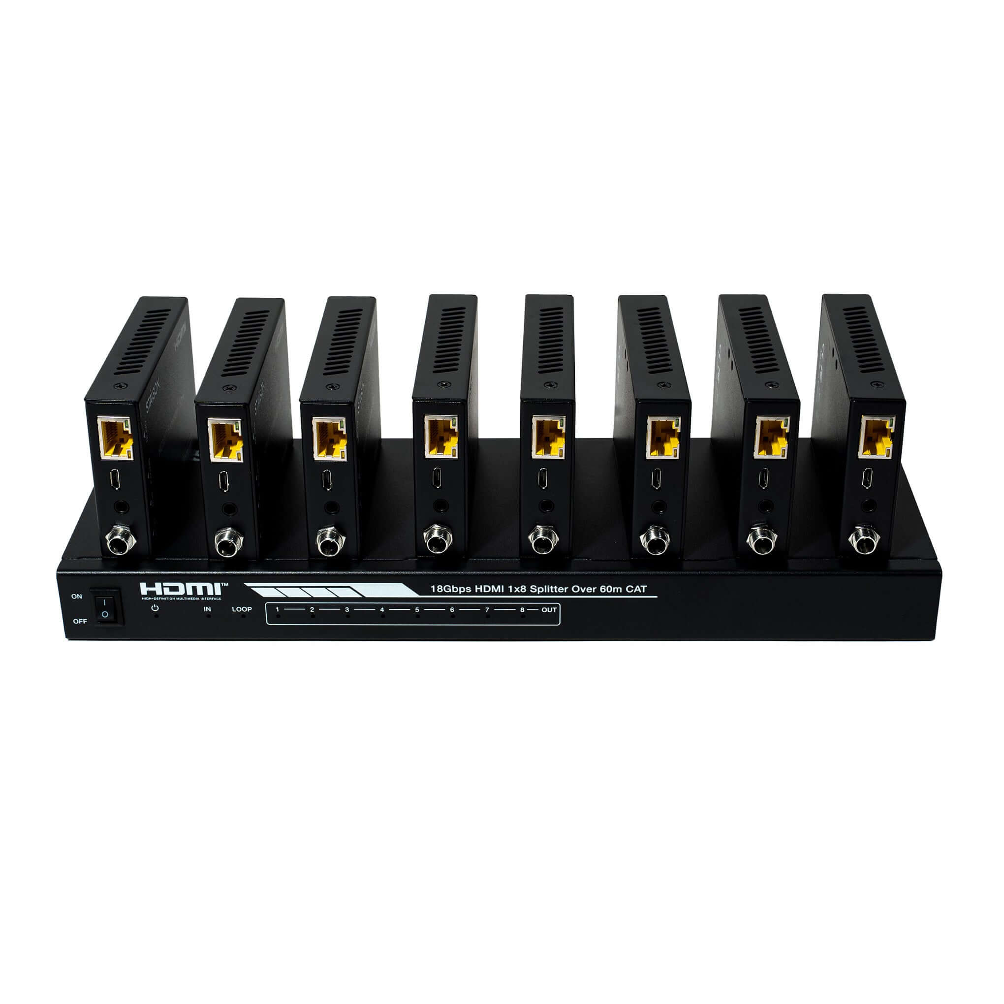 ST-NSPB18D60 HDMI Splitter front view