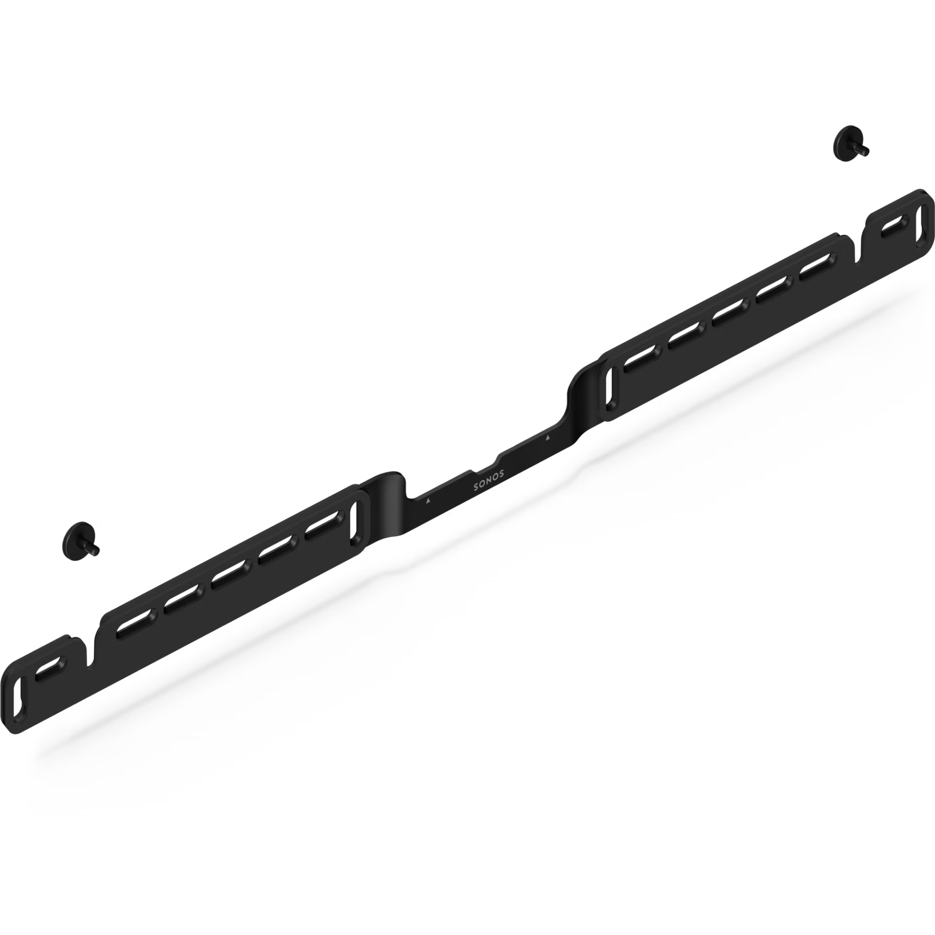 Sonos Arc Ultra wall mount in black — elegant official wall-mount accessory for Sonos Arc Ultra soundbar