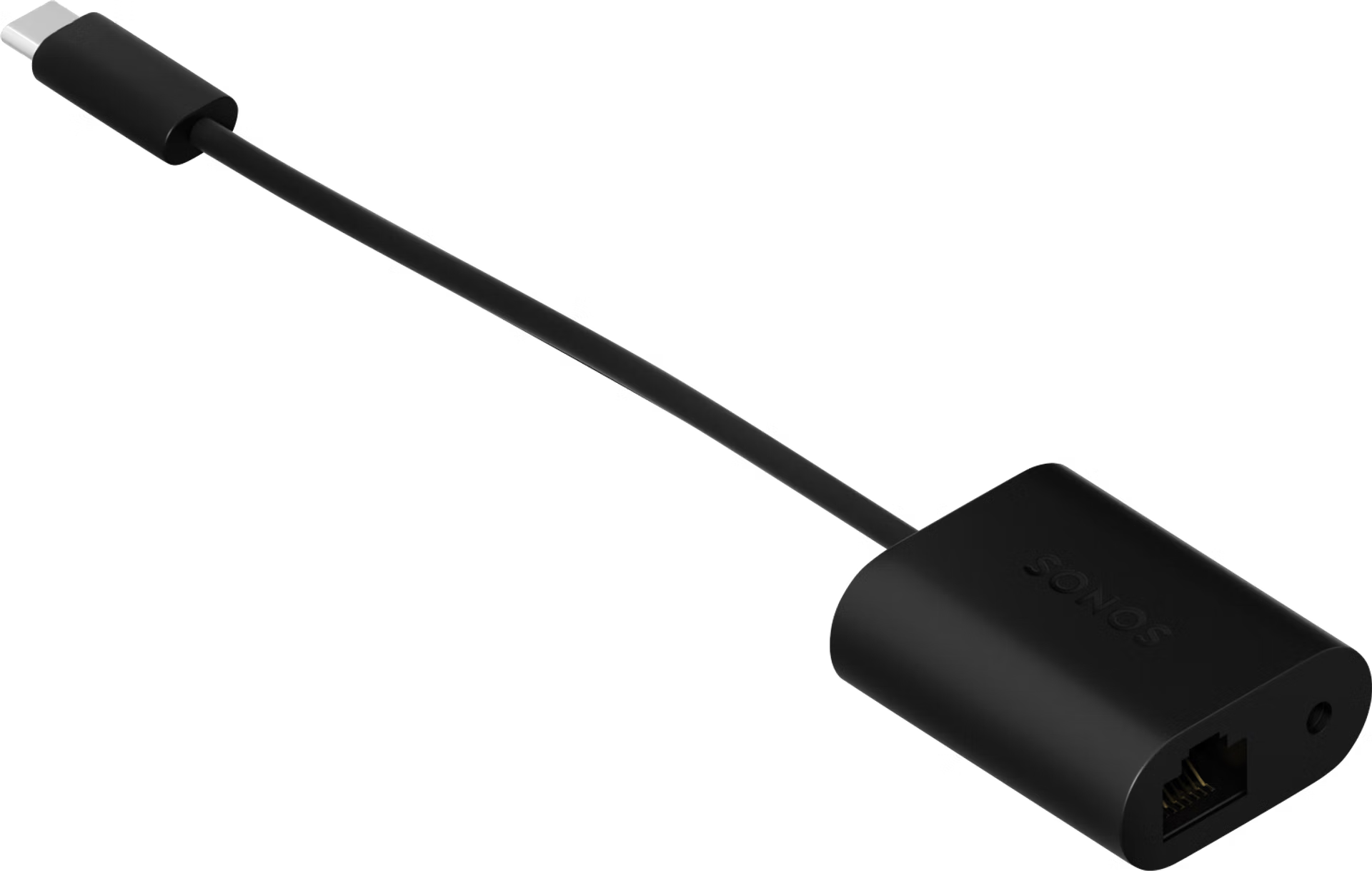 Sonos combo adapter in black — official multi-connection accessory for Sonos speaker audio setup