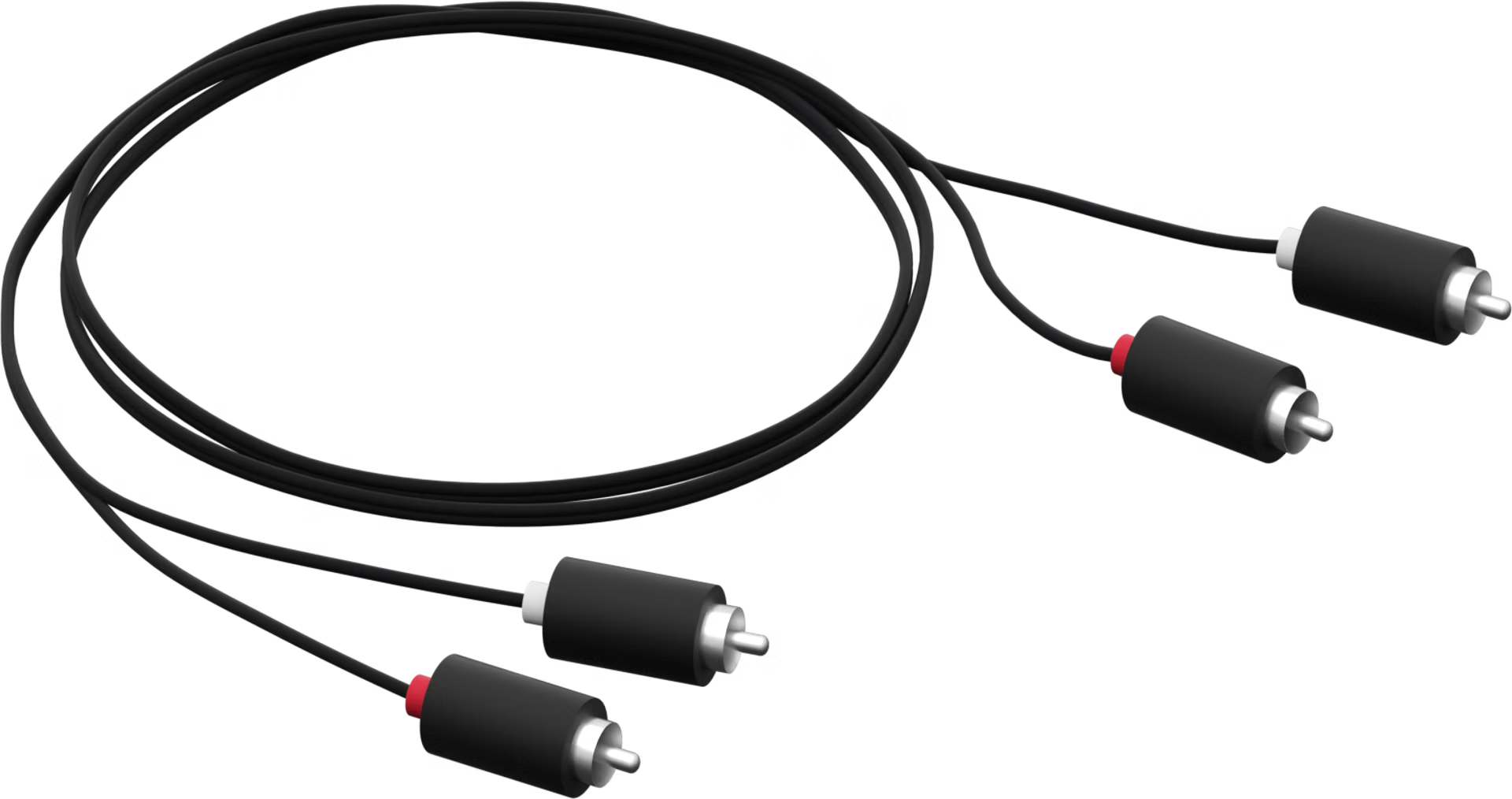 Sonos RCA-RCA cable — official stereo connection accessory for connecting Sonos to HiFi amplifiers