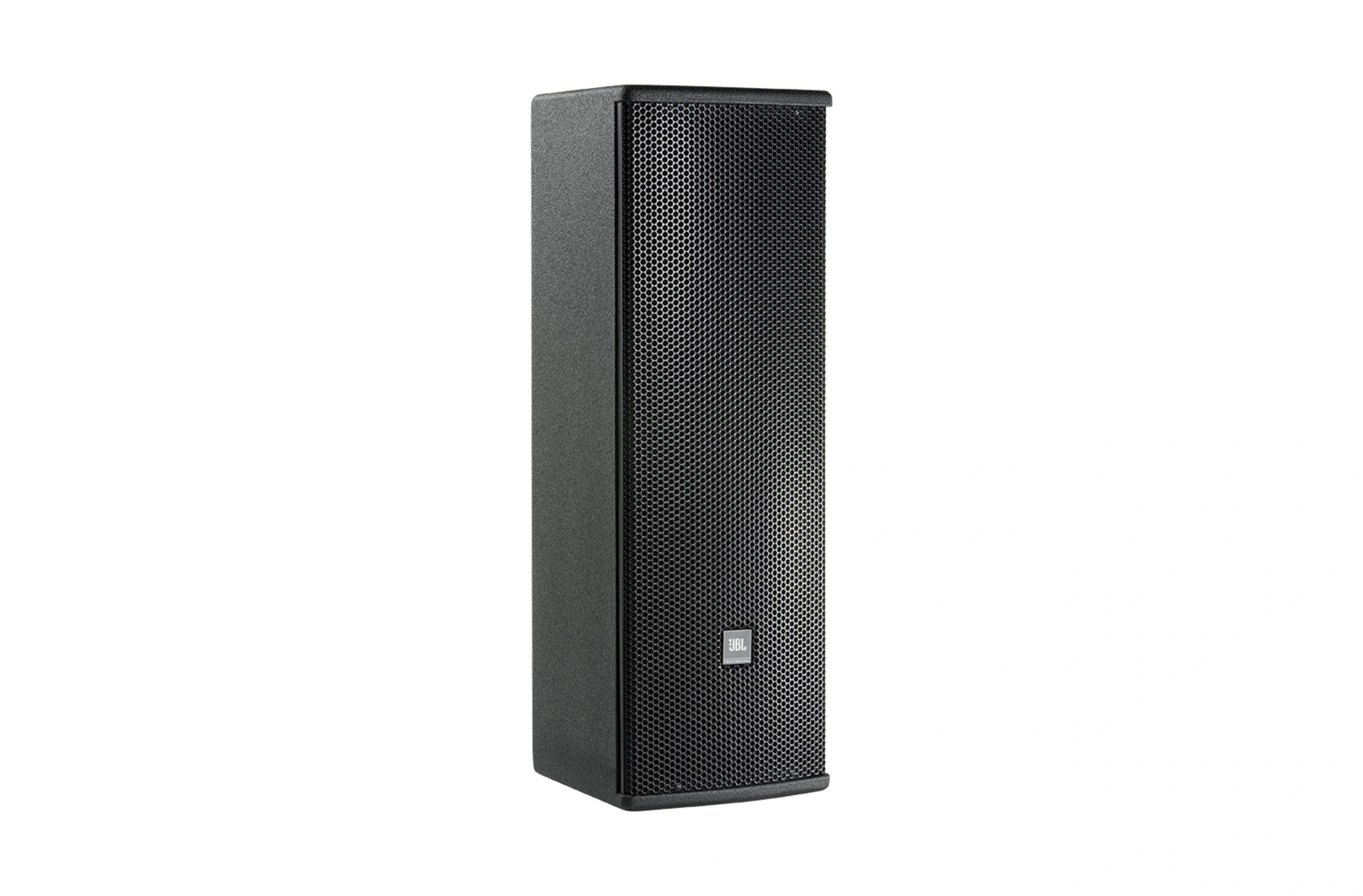 JBL AC 28 Black speaker on a white background