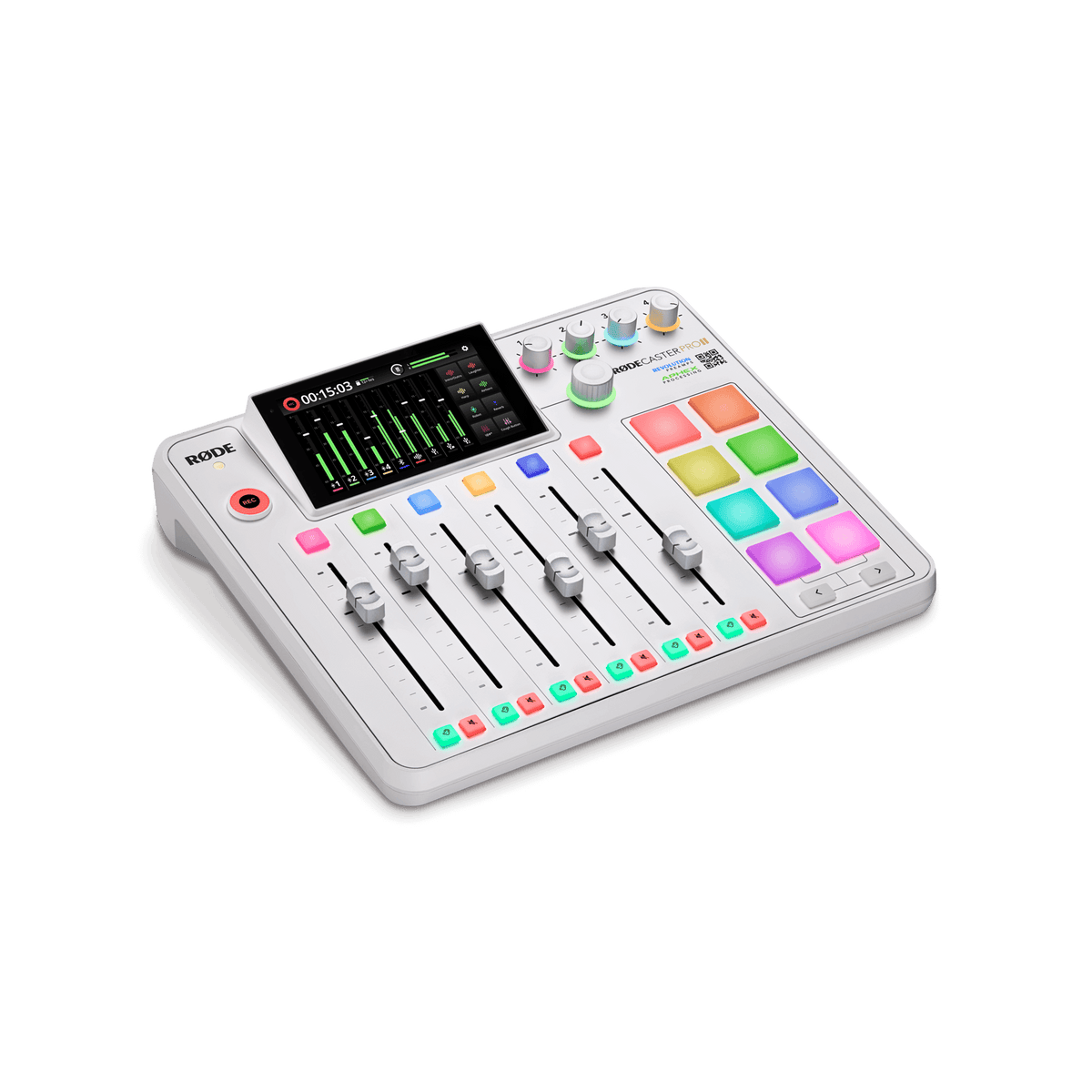 RØDECaster Pro II Integrated Audio Production Studio (WHITE)