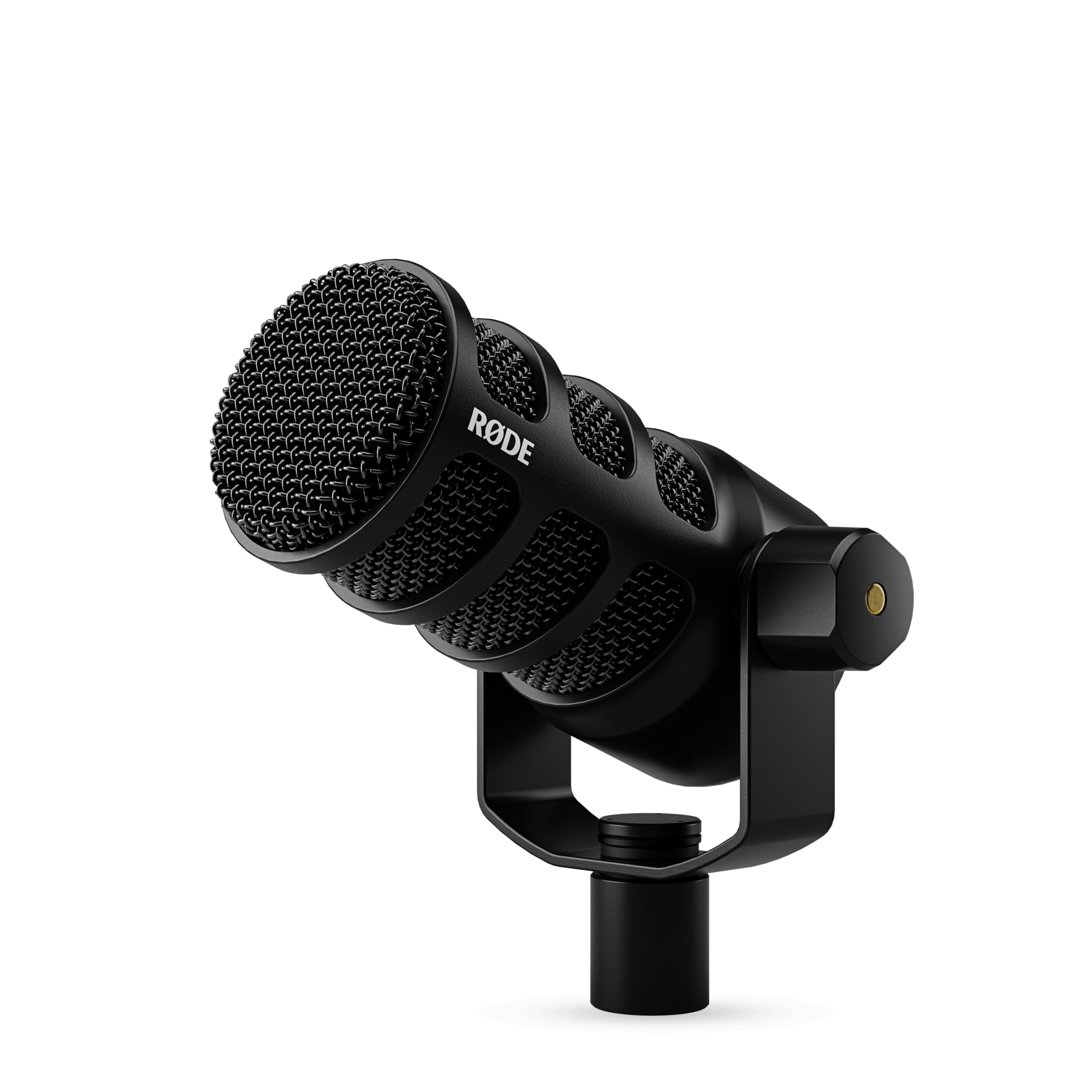 RODE PodMic USB connected directly to a computer for vlogging and content creation