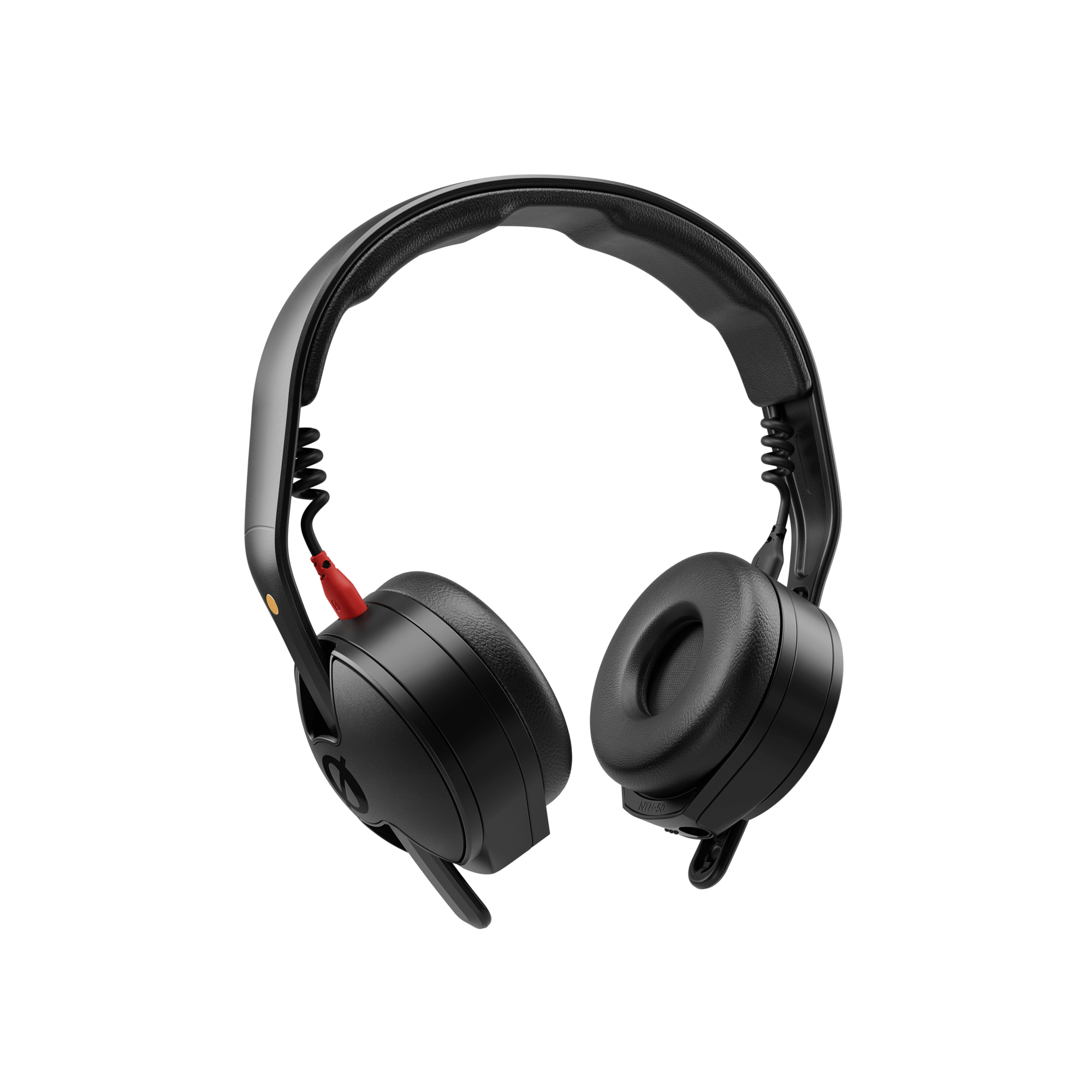 Left side profile of RODE Professional on-ear monitor showing slim folding ear cup design