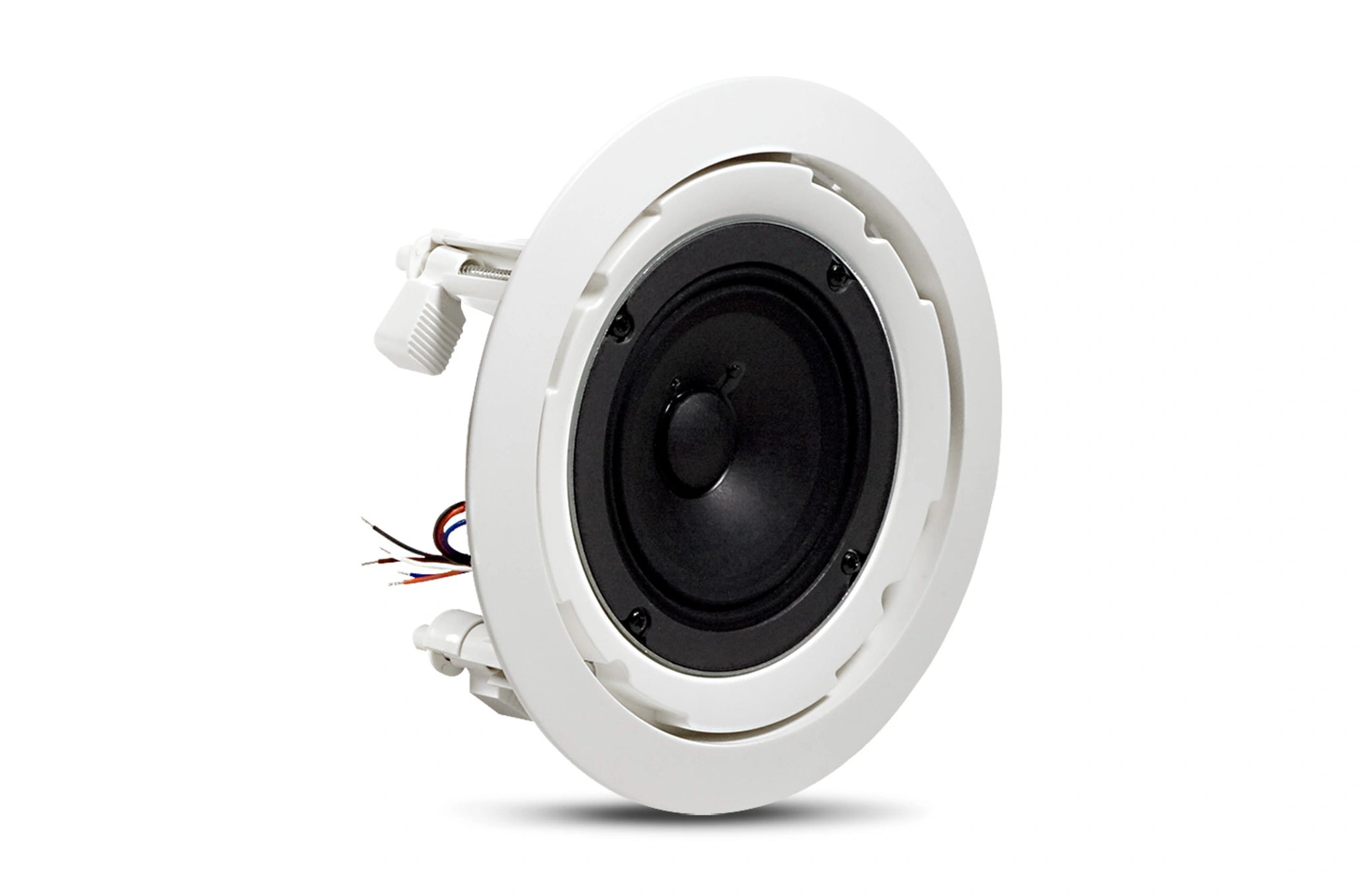 Close-up of JBL 8124 4-inch Full-range In-Ceiling Loudspeaker plastic baffle and rim