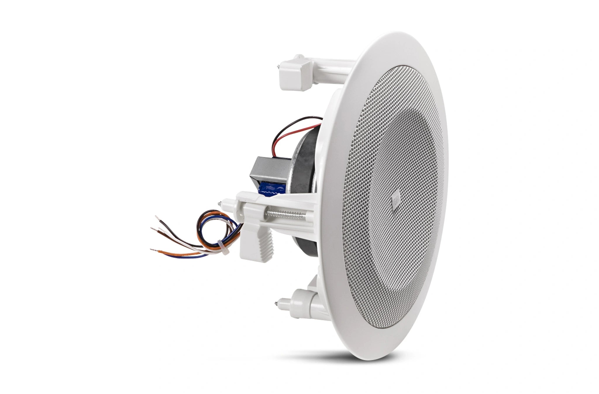 JBL 8124 4-inch Full-range In-Ceiling Loudspeaker side angle showing mounting depth
