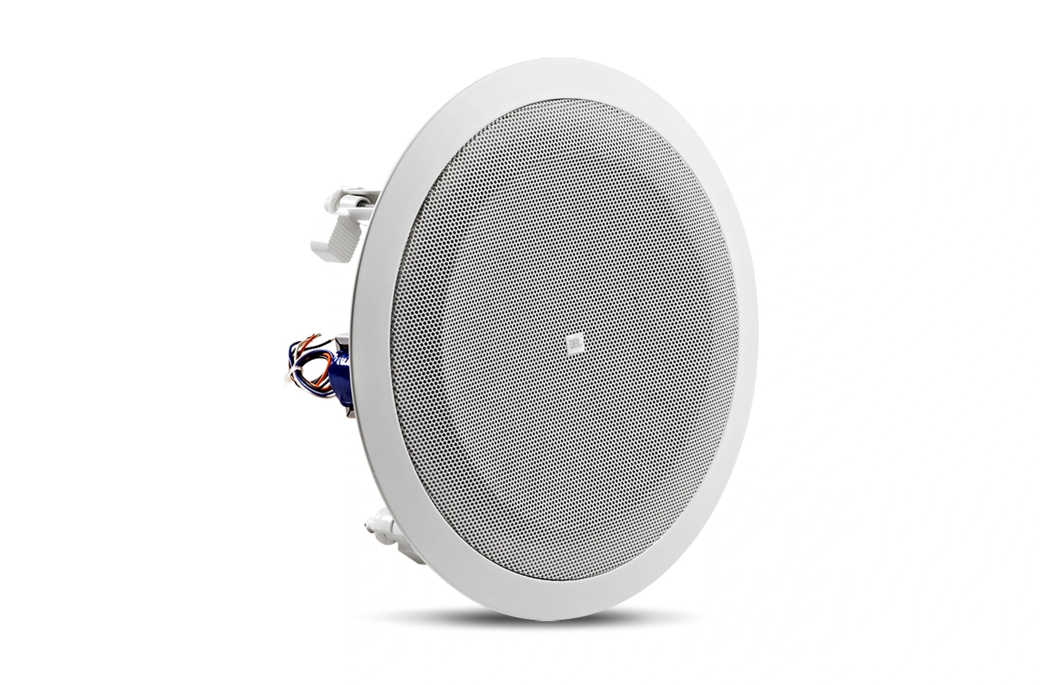 Front-facing JBL 8128 8-inch Full-range In-Ceiling Loudspeaker showing 8-inch driver