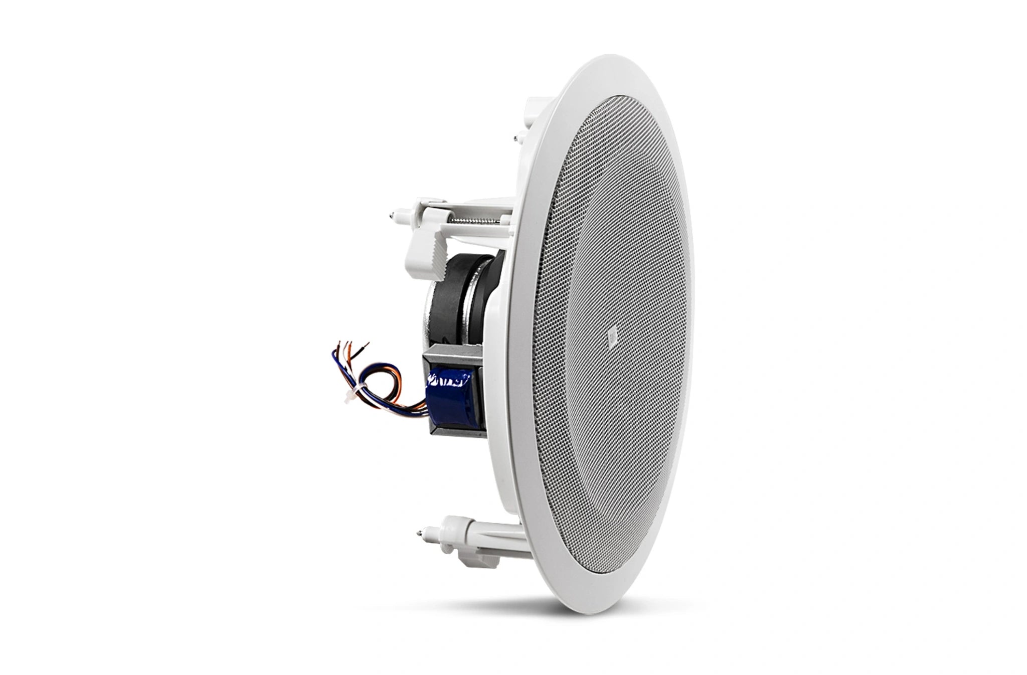 Side view of JBL 8128 8-inch Full-range In-Ceiling Loudspeaker cutout clearance