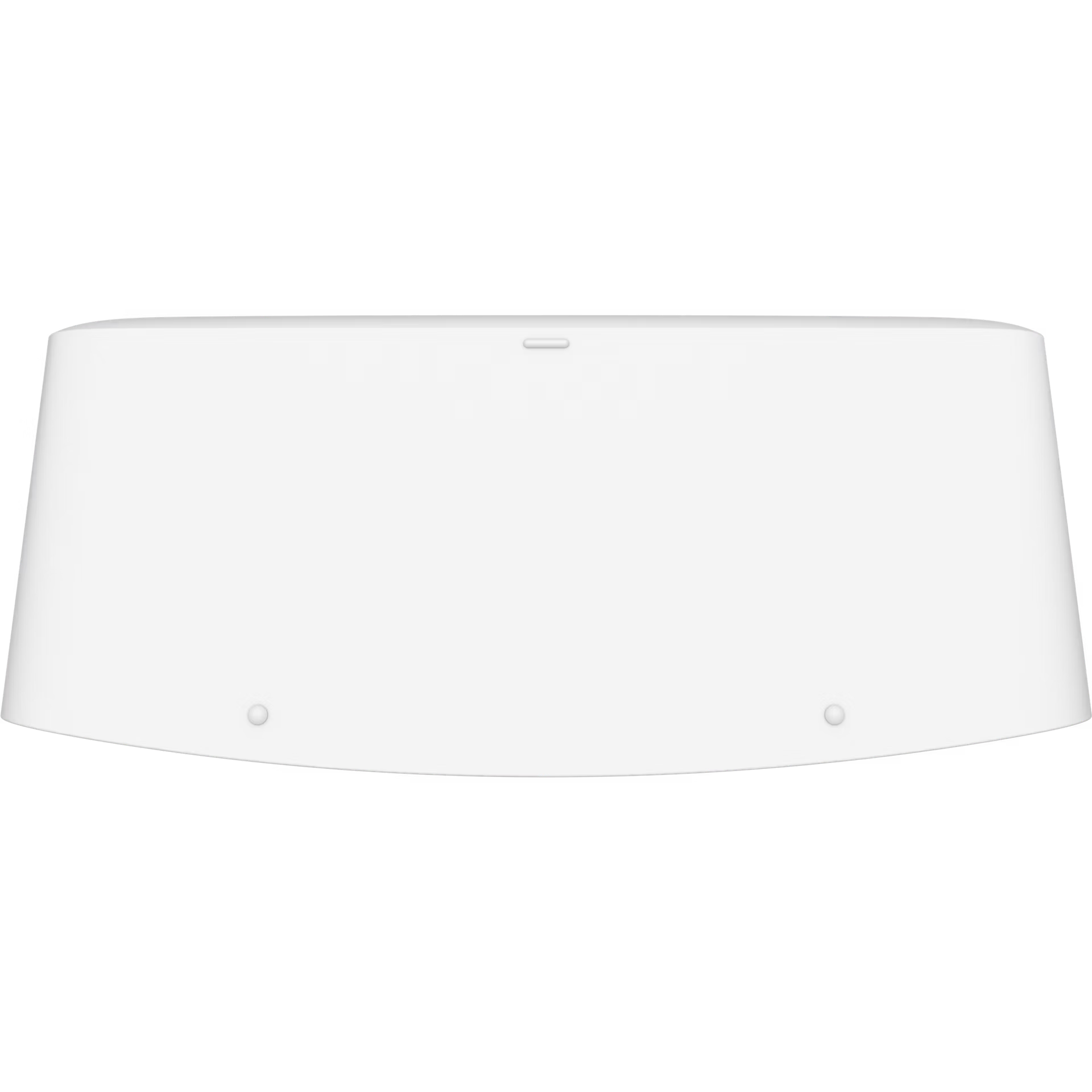 Top-down view of Sonos Five white — powerful smart loudspeaker with capacitive touch controls on top