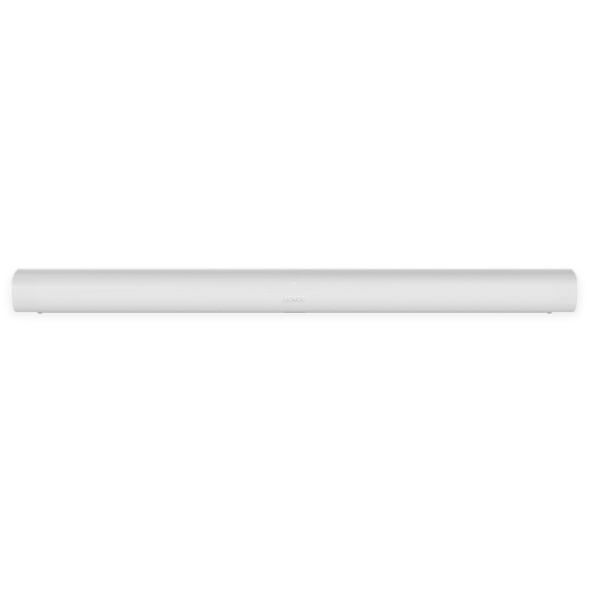 Rear view of Sonos Arc white — HDMI eARC and power ports on immersive HiFi smart soundbar