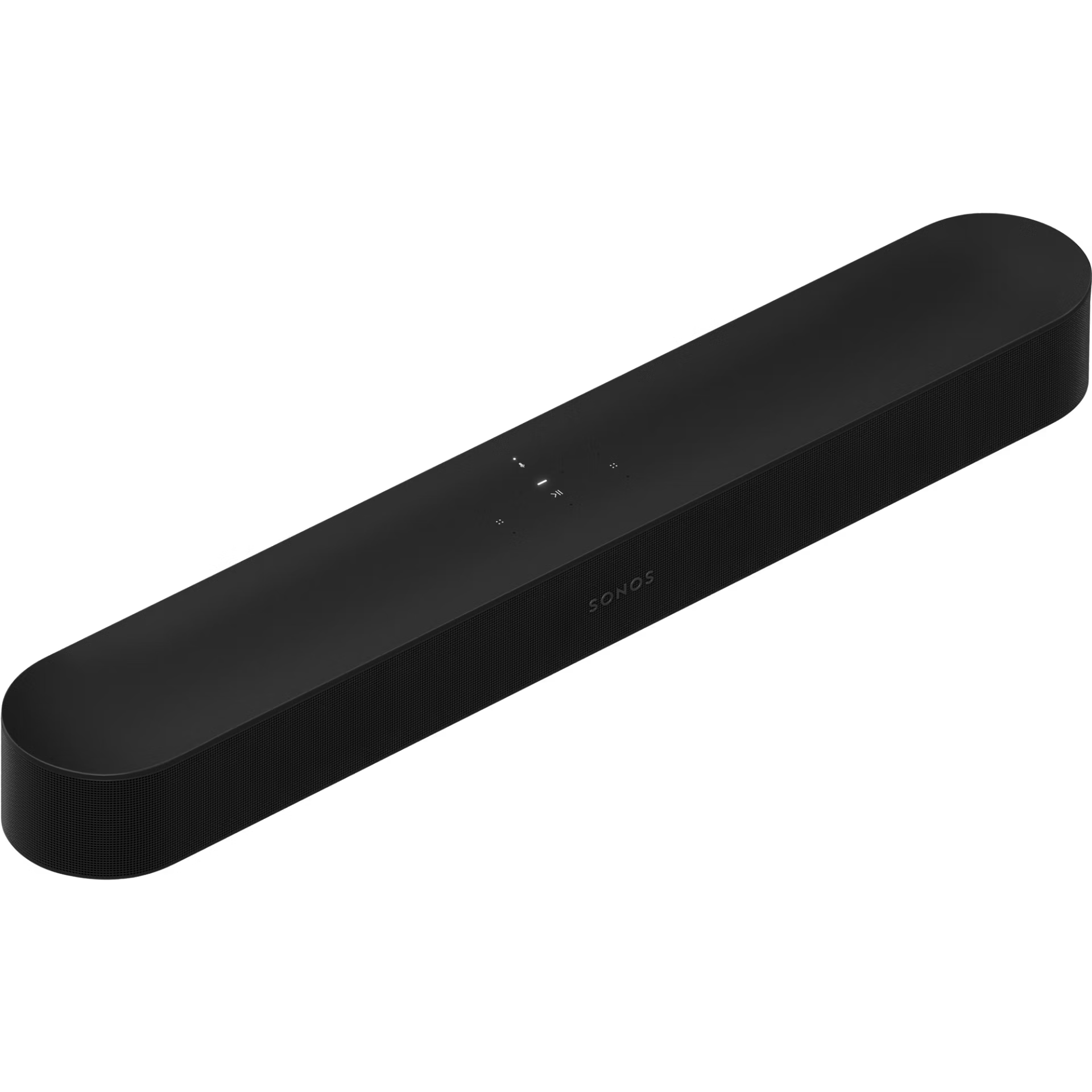 Sonos Beam Gen 2 in black — compact HiFi smart soundbar with Dolby Atmos for elevated TV audio