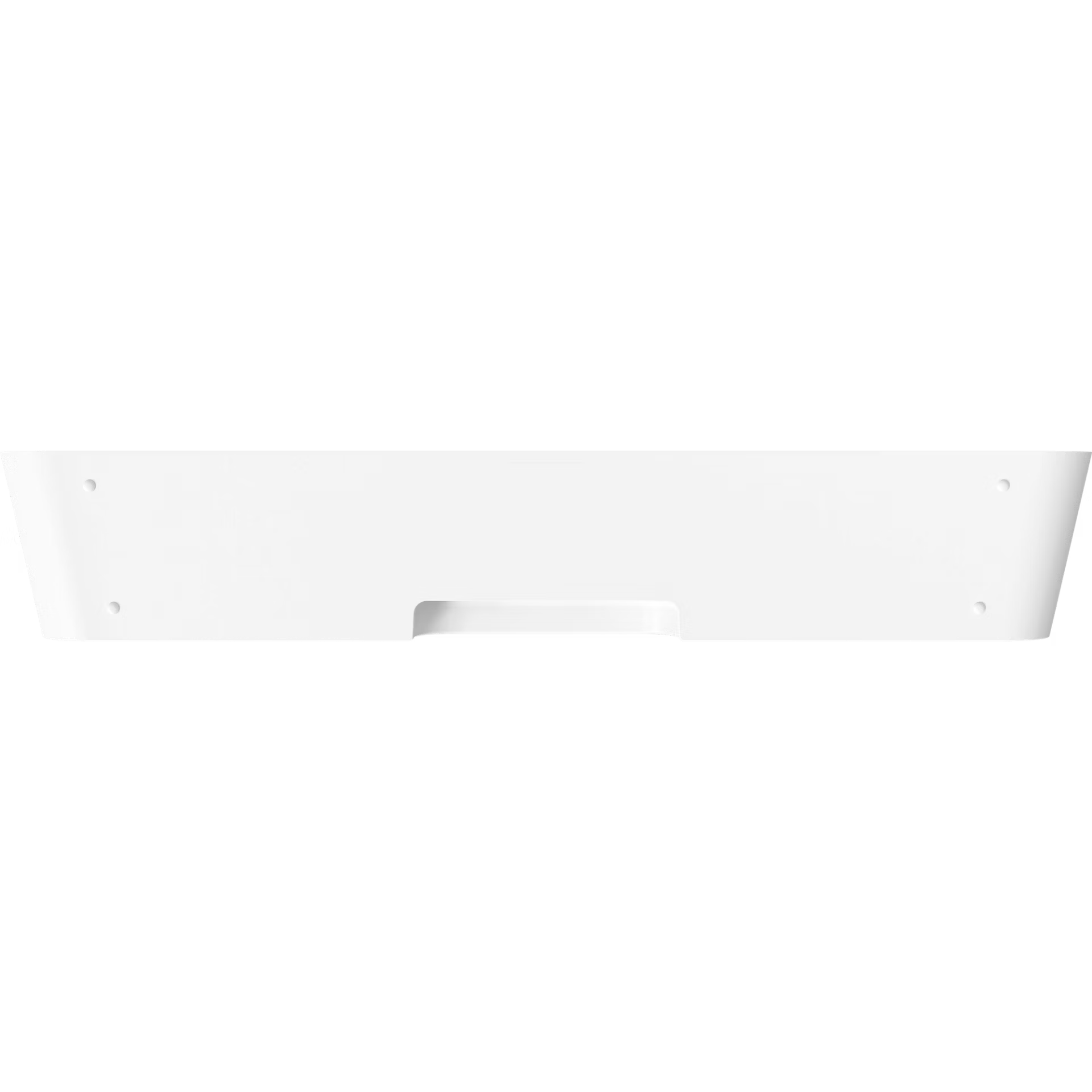 Sonos Ray Fury White top touch control panel close-up for volume and playback adjustment